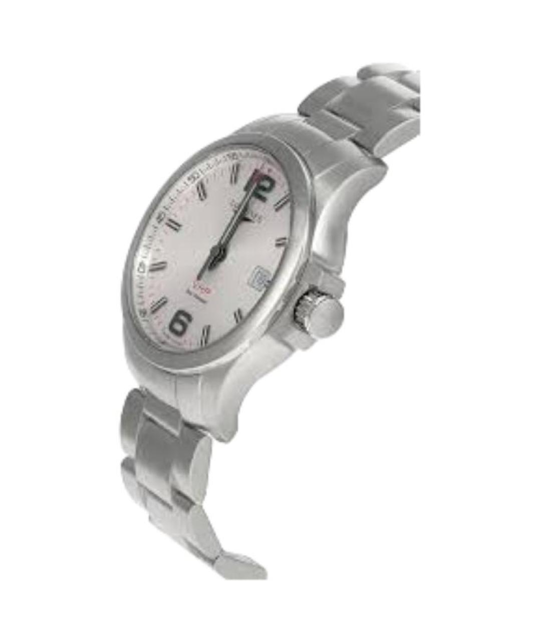 LONGINES Серебряные стальные часы, фото 3