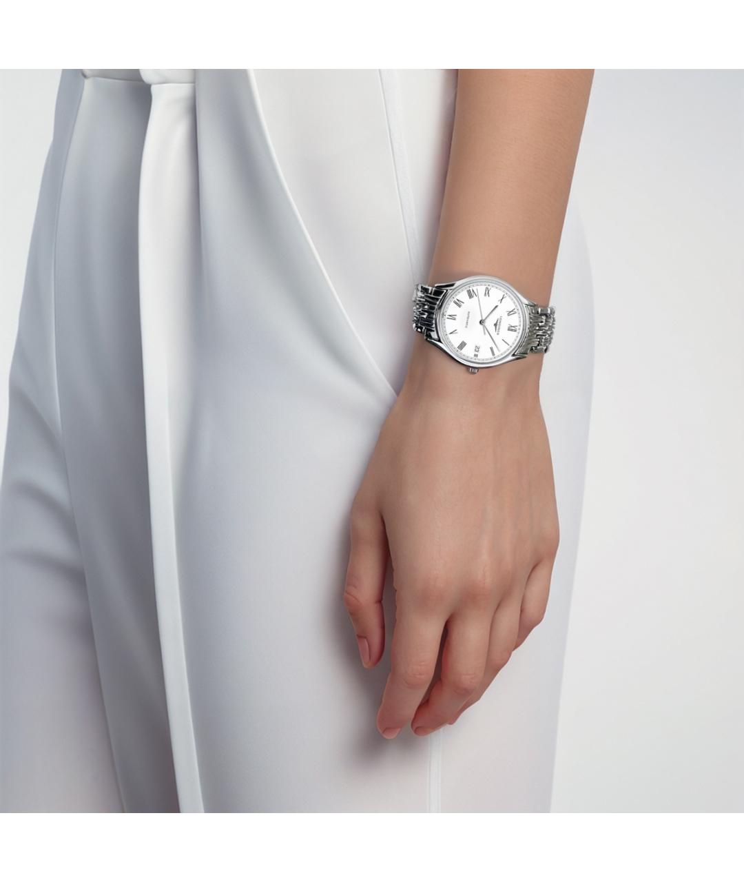 LONGINES Серебряные часы, фото 4