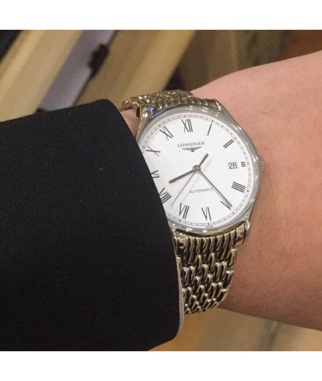 LONGINES Серебряные часы, фото 3