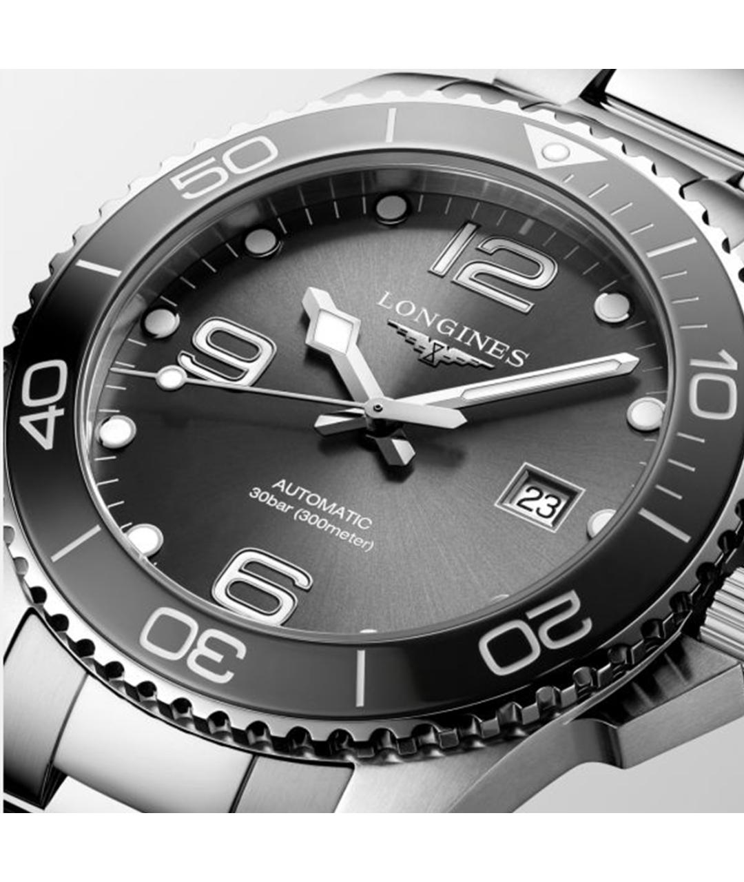 LONGINES Серые часы, фото 4