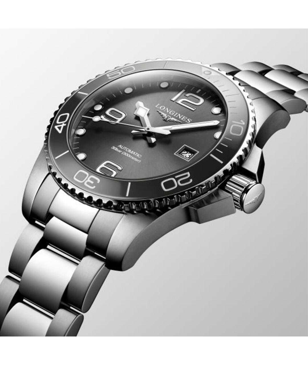 LONGINES Серые часы, фото 3