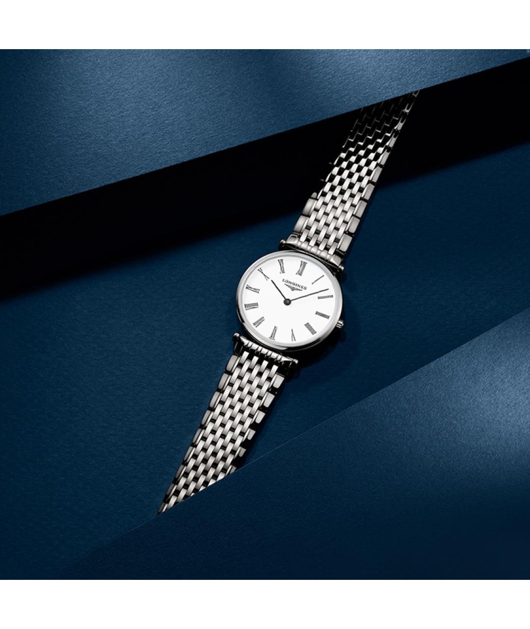 LONGINES Белые часы, фото 4