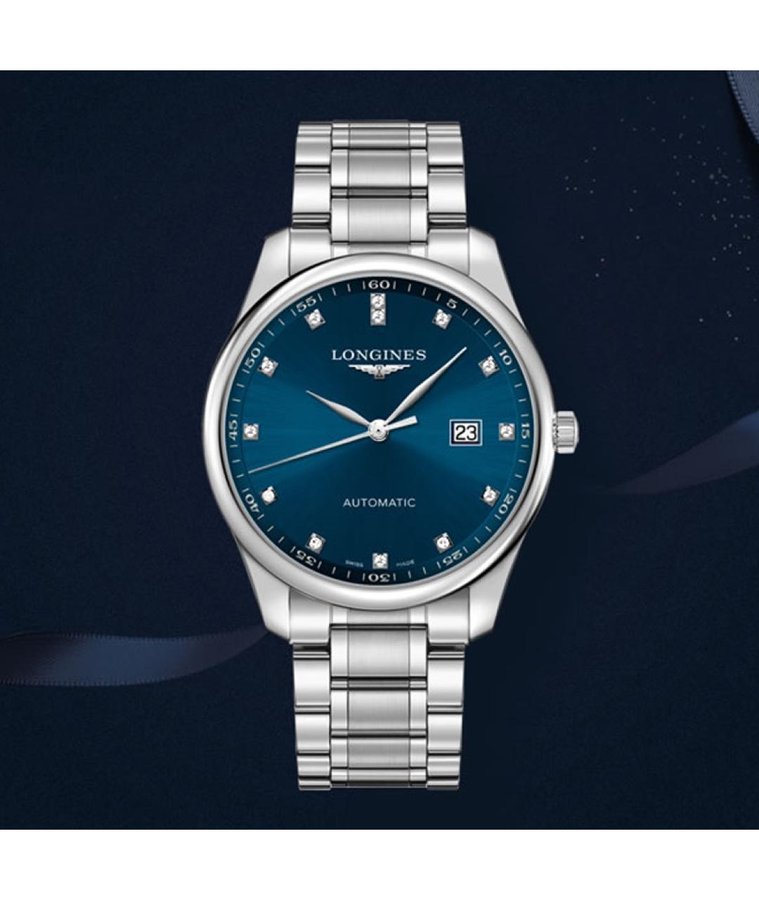 LONGINES Синие часы, фото 3