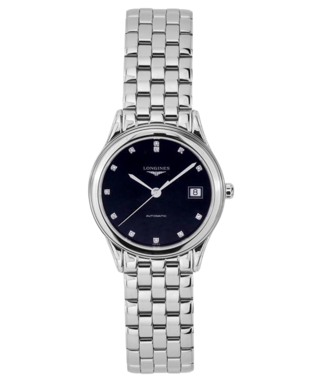 LONGINES Серебряные стальные часы, фото 1