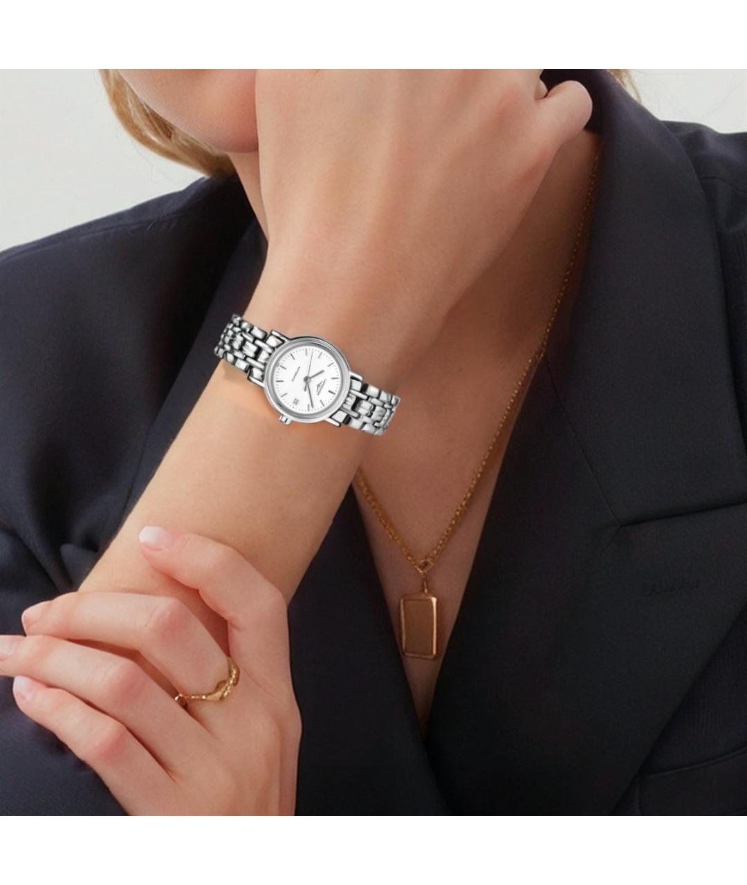 LONGINES Серебряные часы, фото 5