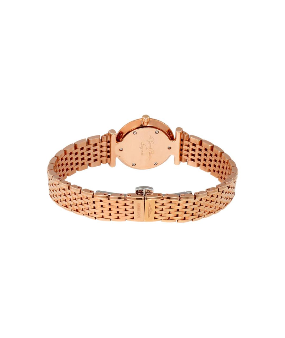 LONGINES Белые часы из розового золота, фото 3