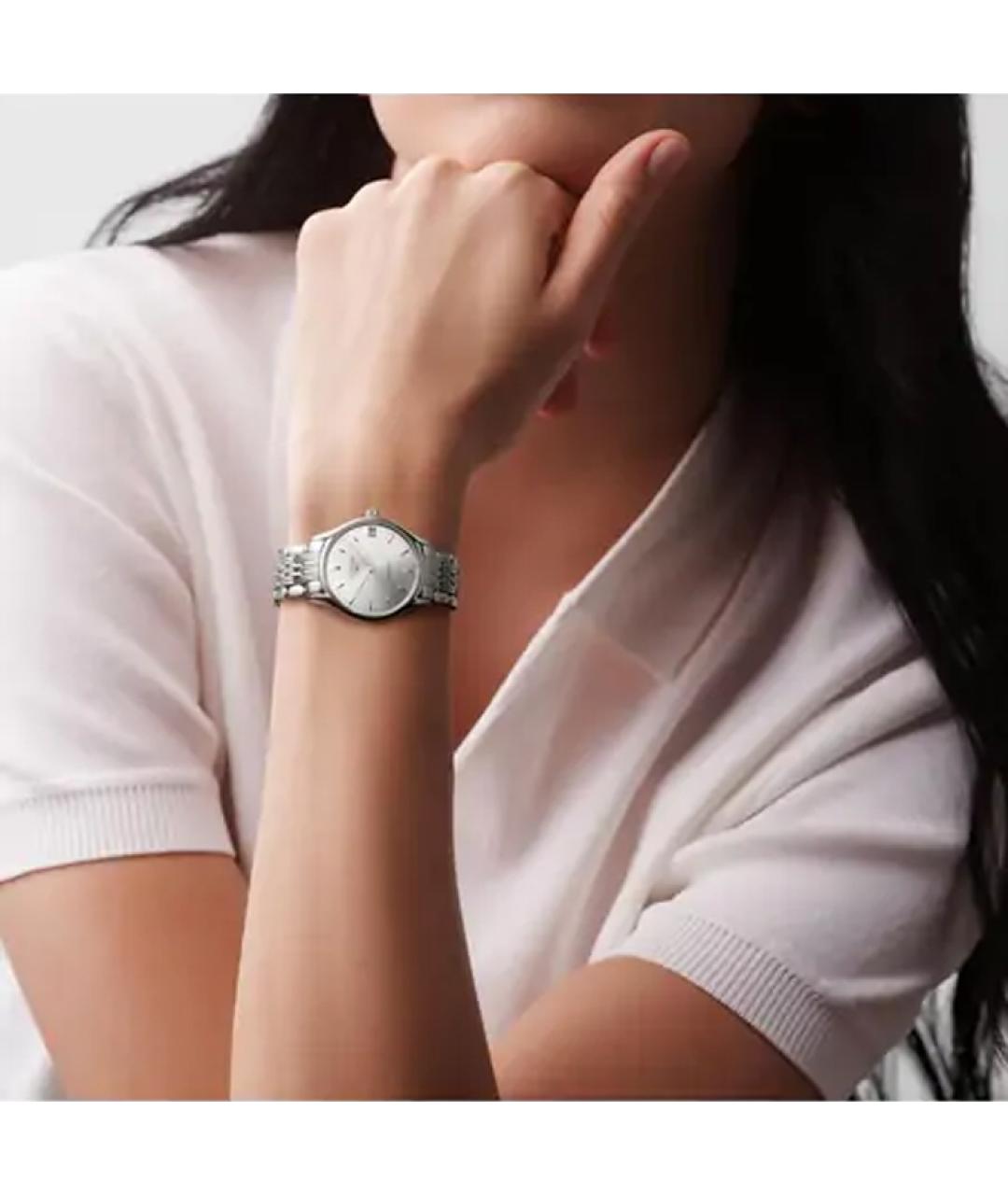 LONGINES Серебряные часы, фото 4