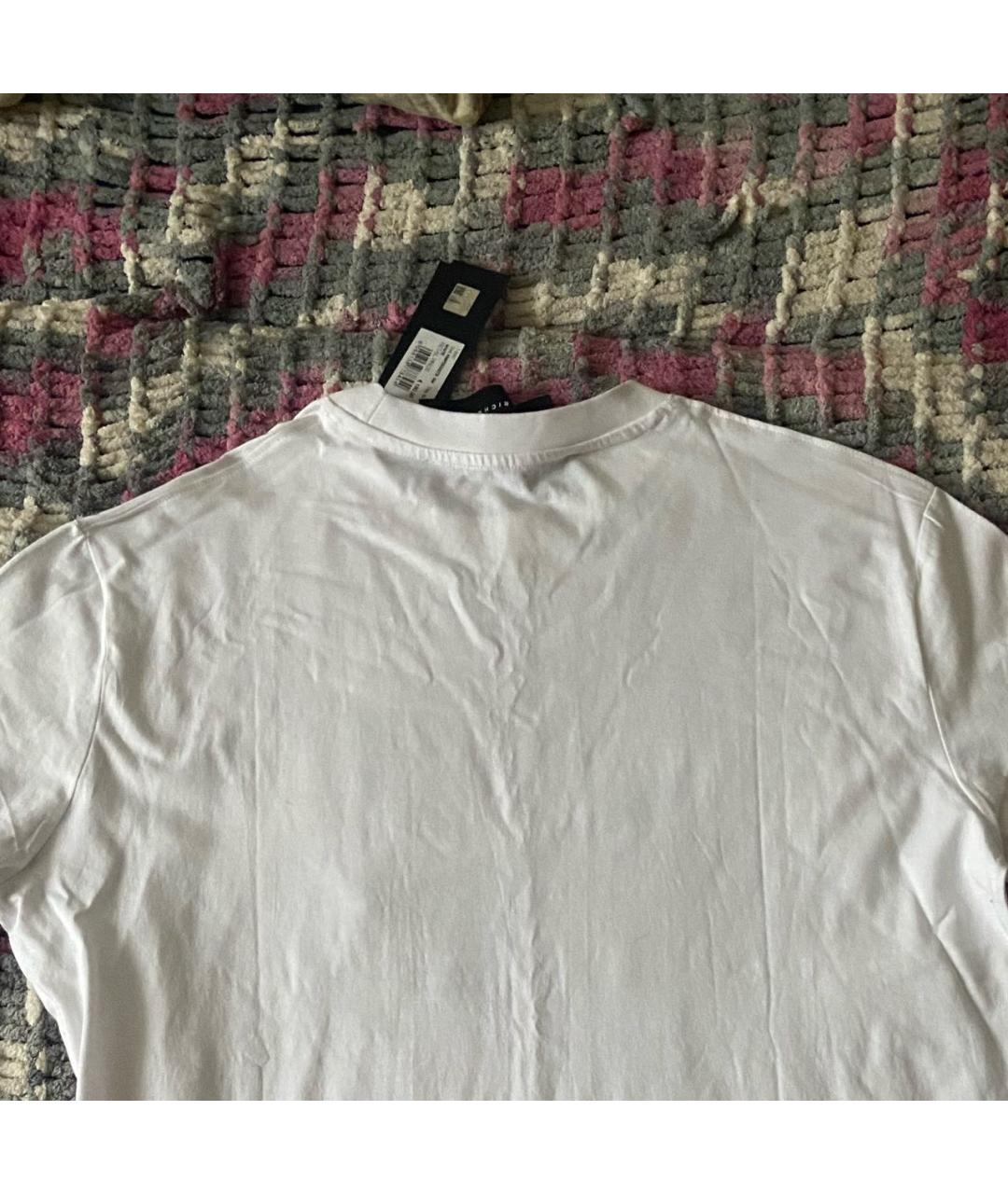 JOHN RICHMOND Белая хлопковая футболка, фото 3