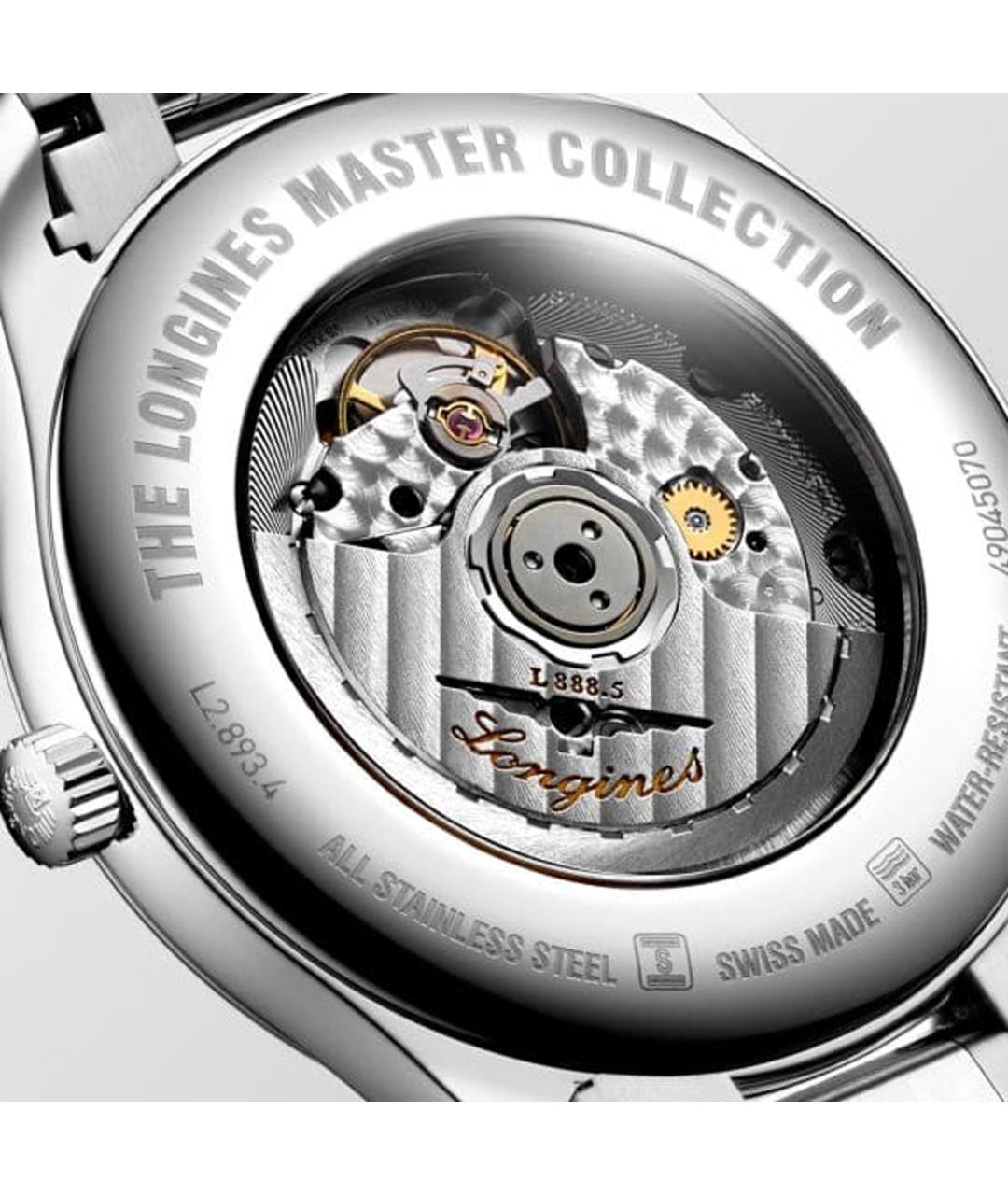 LONGINES Черные часы, фото 4