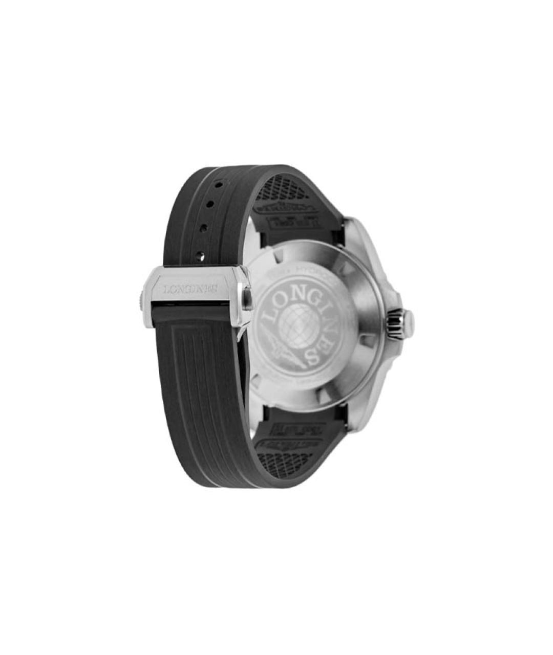 LONGINES Черные стальные часы, фото 3