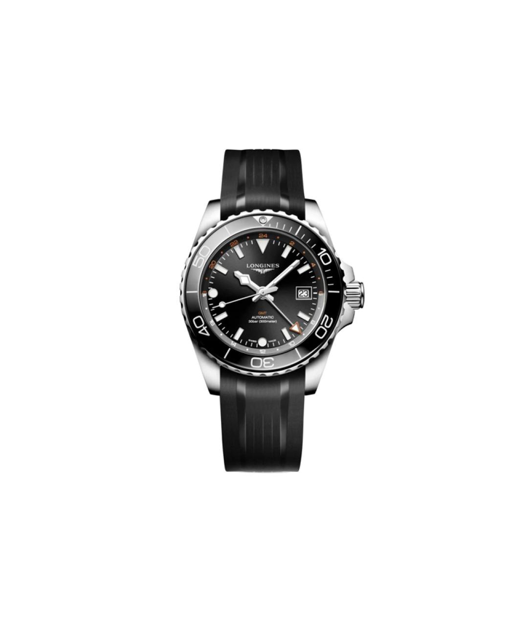 LONGINES Черные стальные часы, фото 1