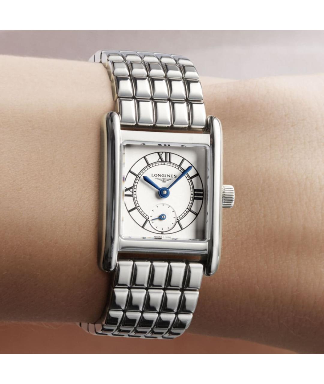 LONGINES Белые часы, фото 3