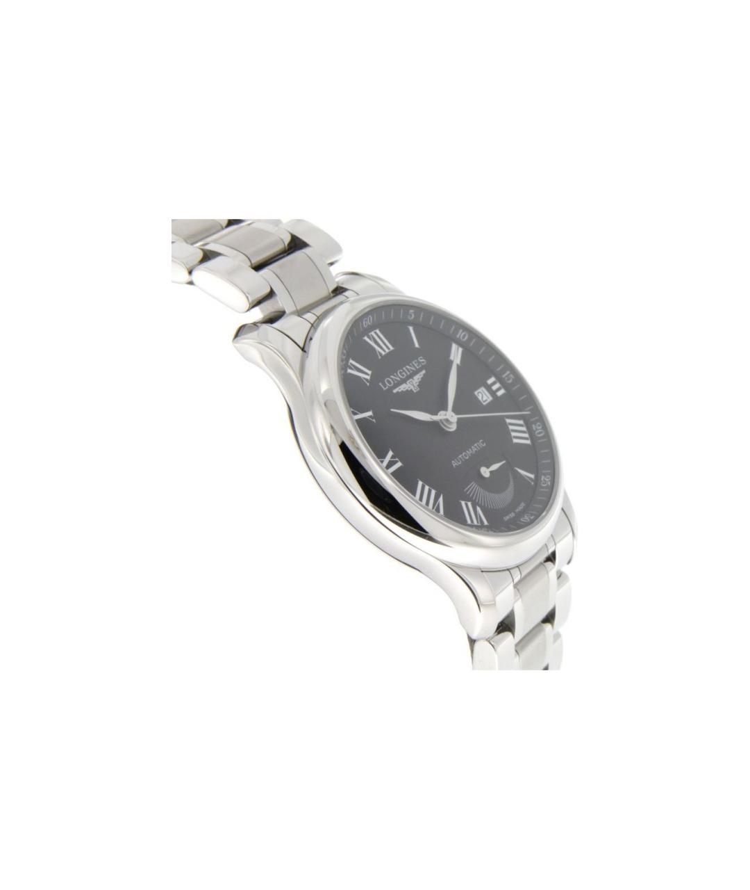 LONGINES Черные металлические часы, фото 4