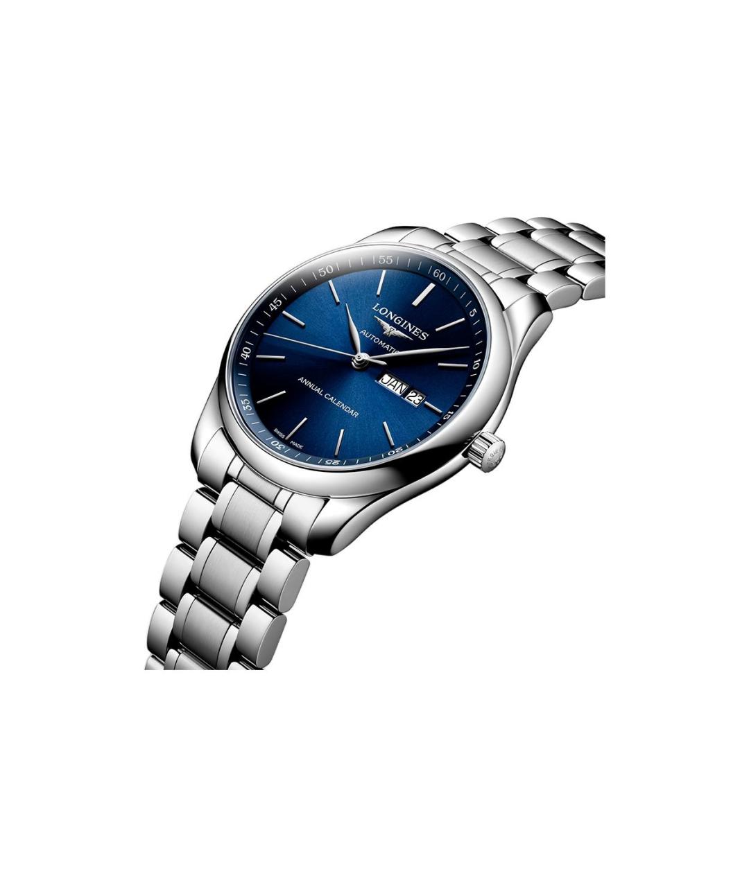 LONGINES Синие часы, фото 2