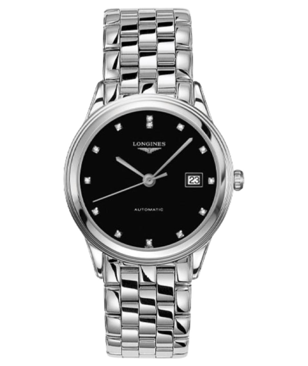 LONGINES Серебряные стальные часы, фото 1