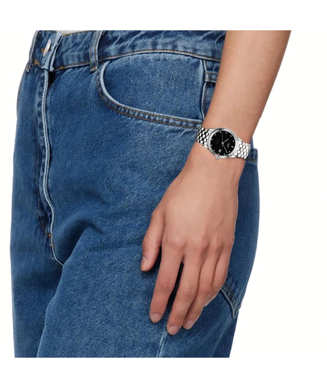 LONGINES Серебряные стальные часы, фото 3