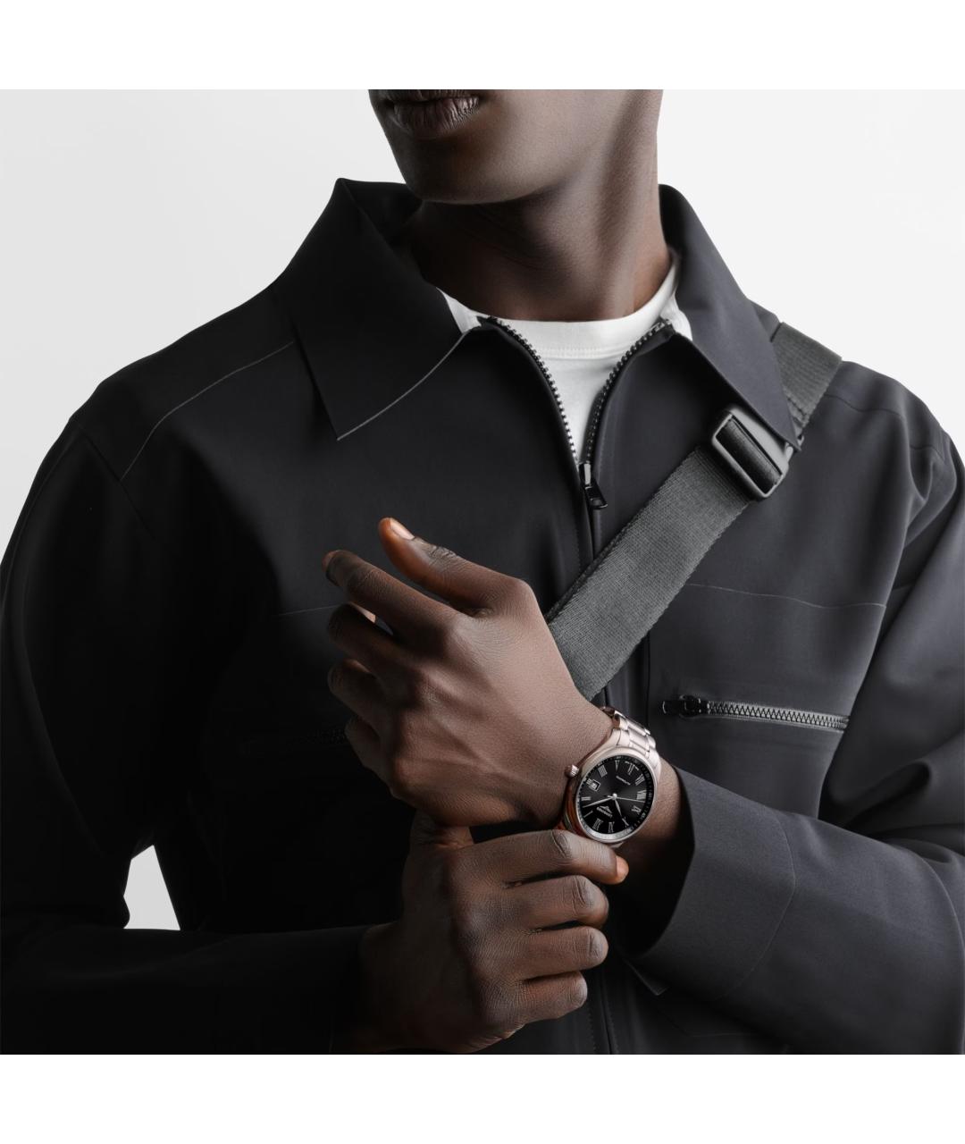 LONGINES Черные часы, фото 5