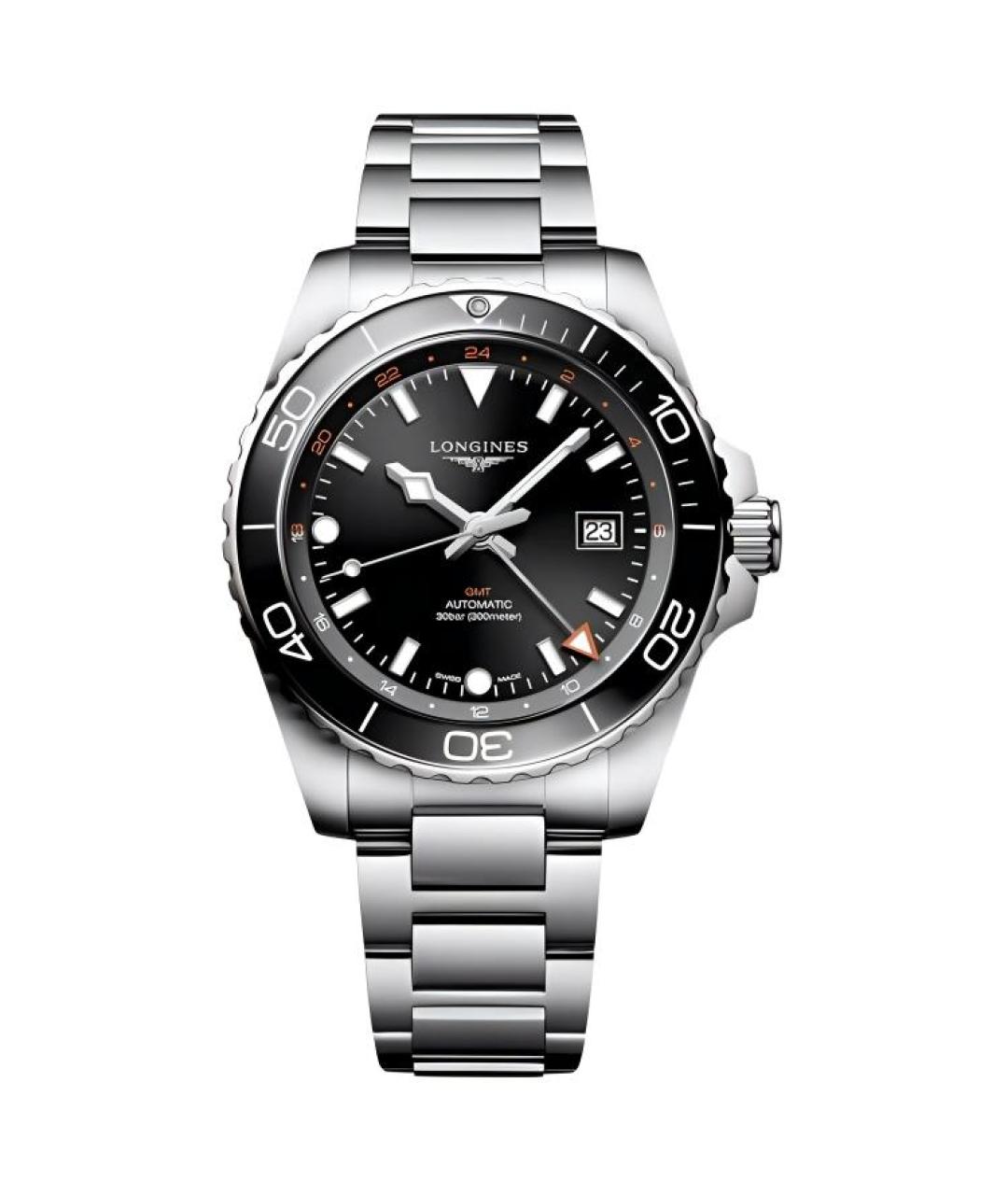 LONGINES Черные часы, фото 1