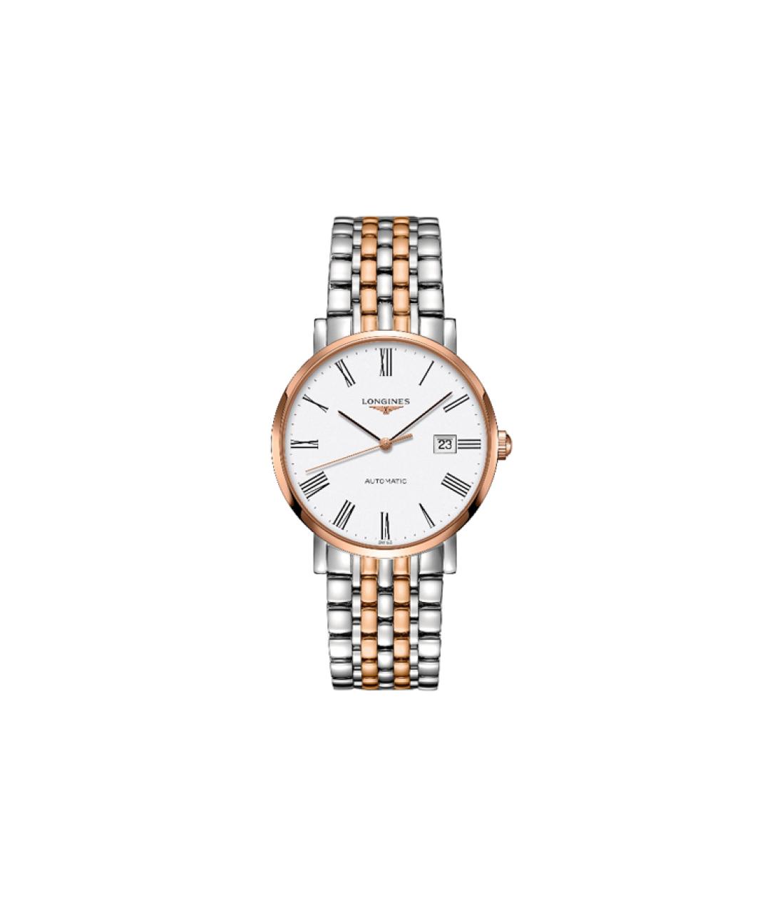 LONGINES Белые часы из розового золота, фото 1