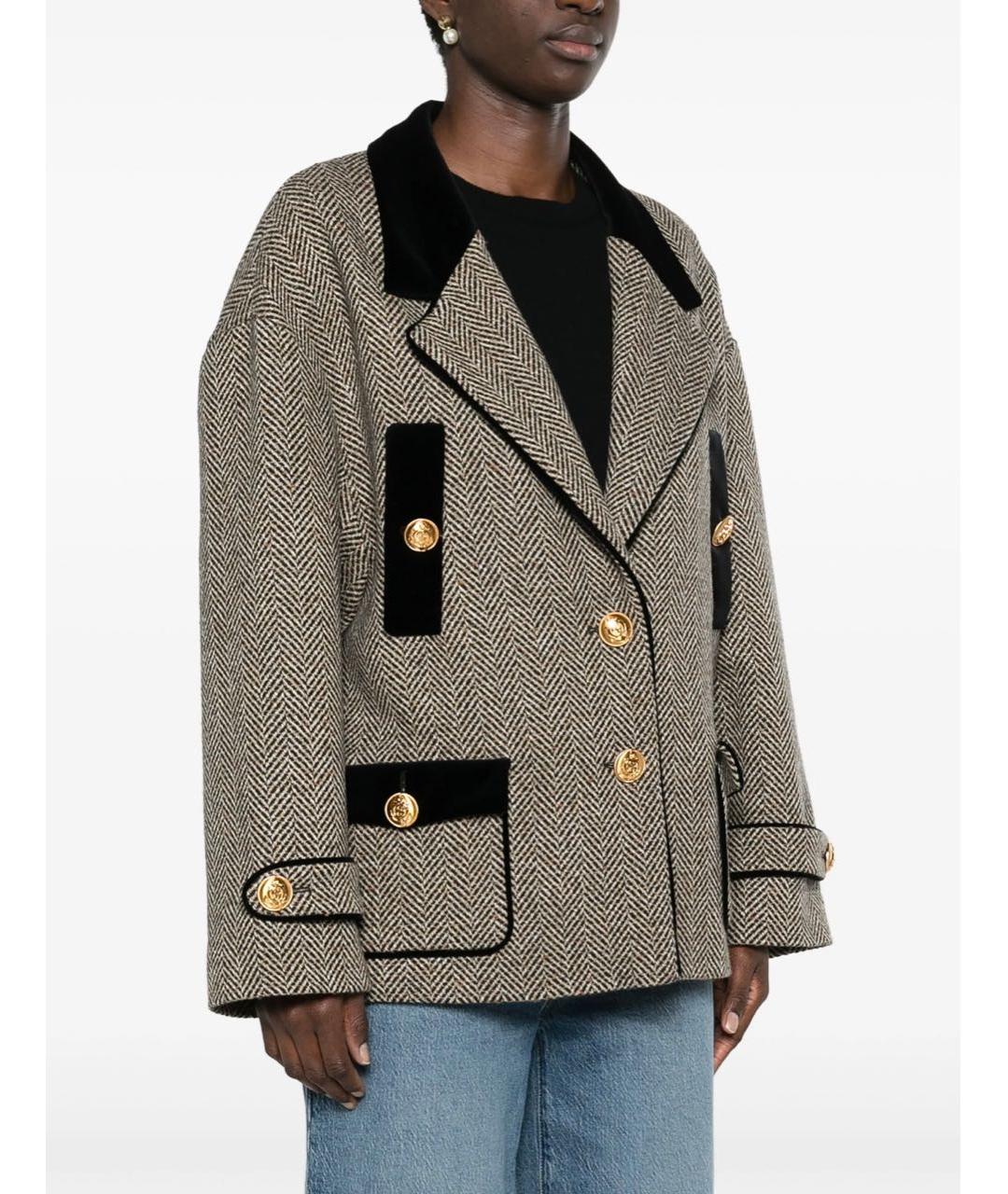 GUCCI Желтое пальто, фото 3