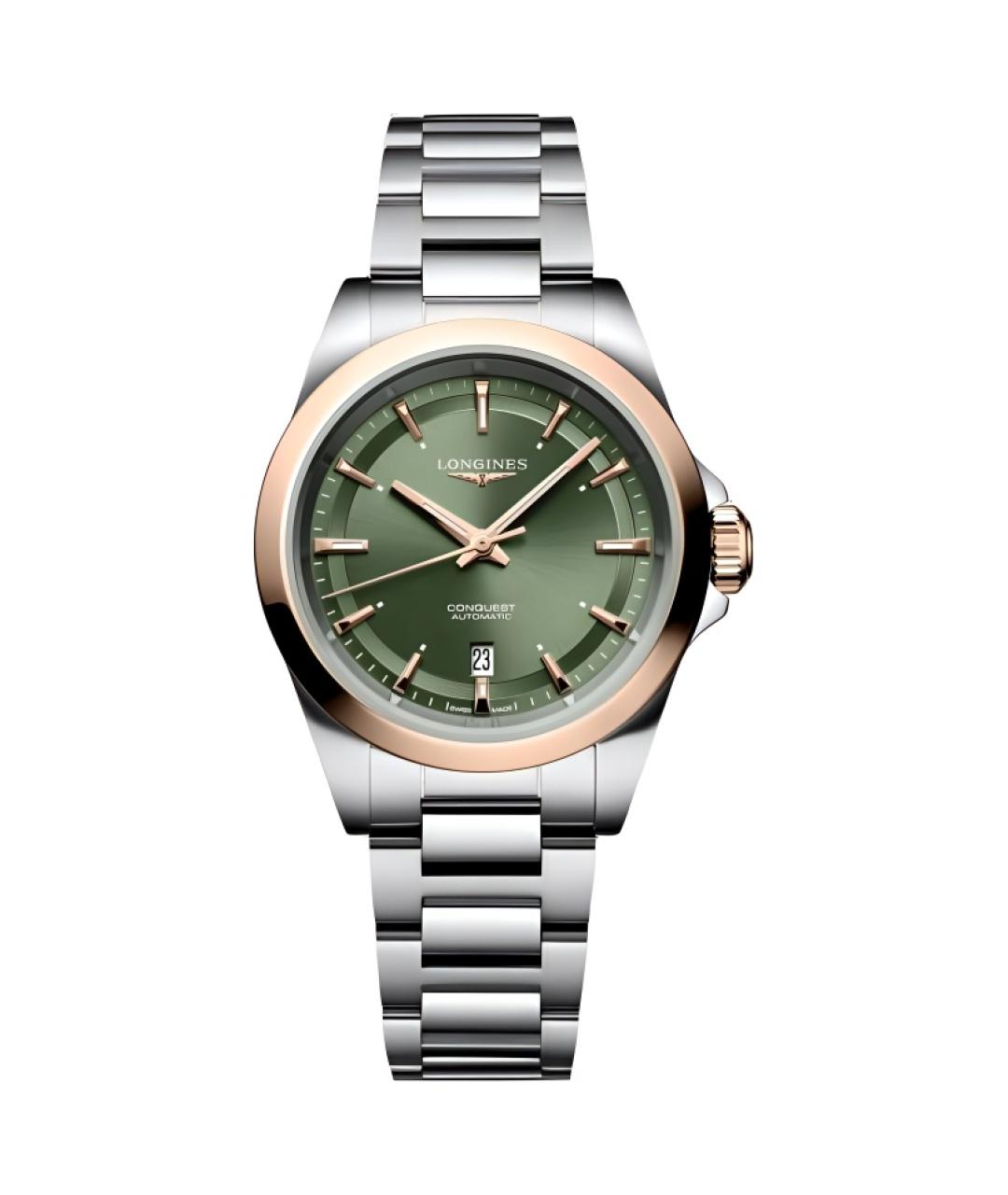 LONGINES Зеленые часы, фото 1