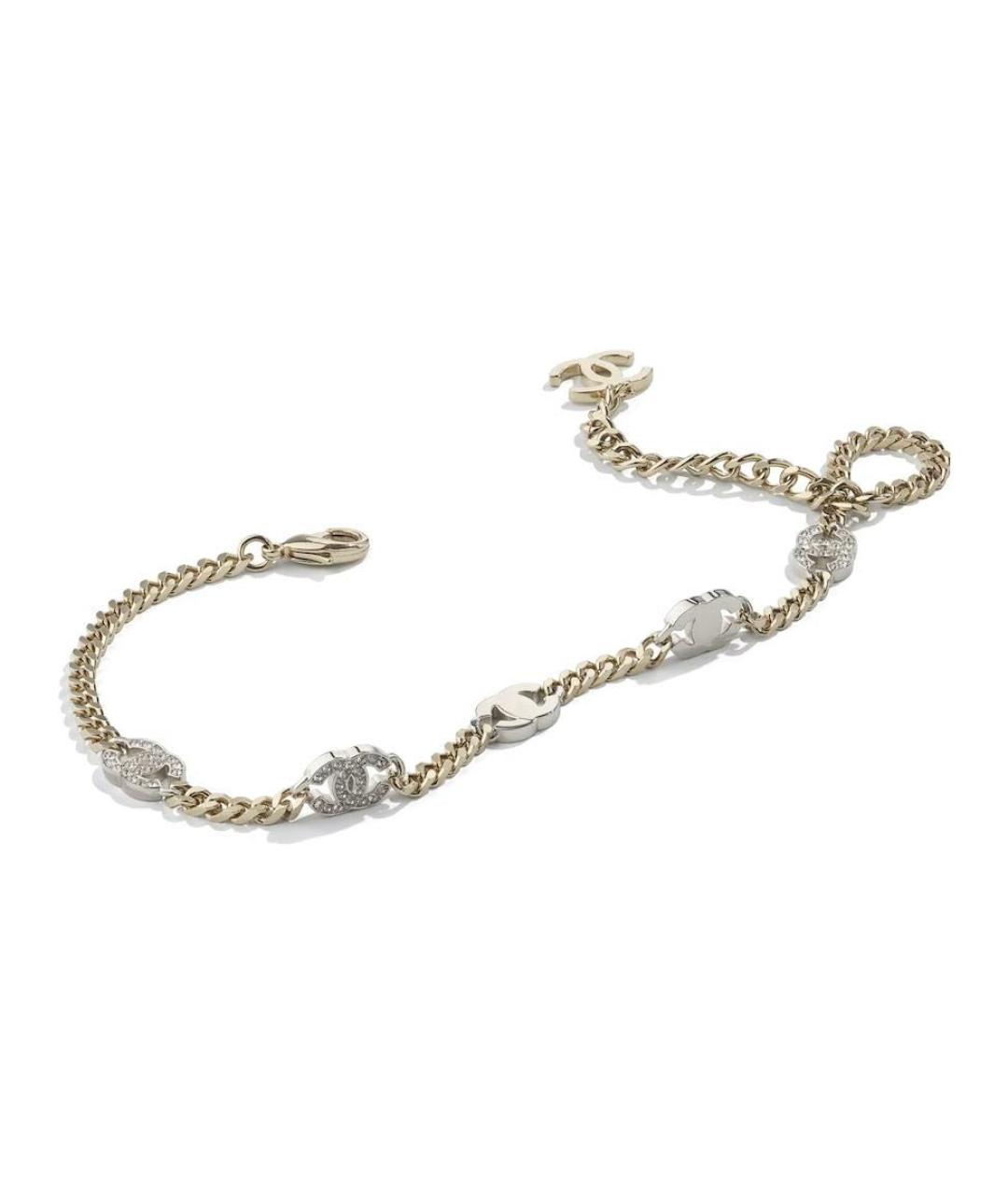 CHANEL Золотое металлическое колье, фото 2