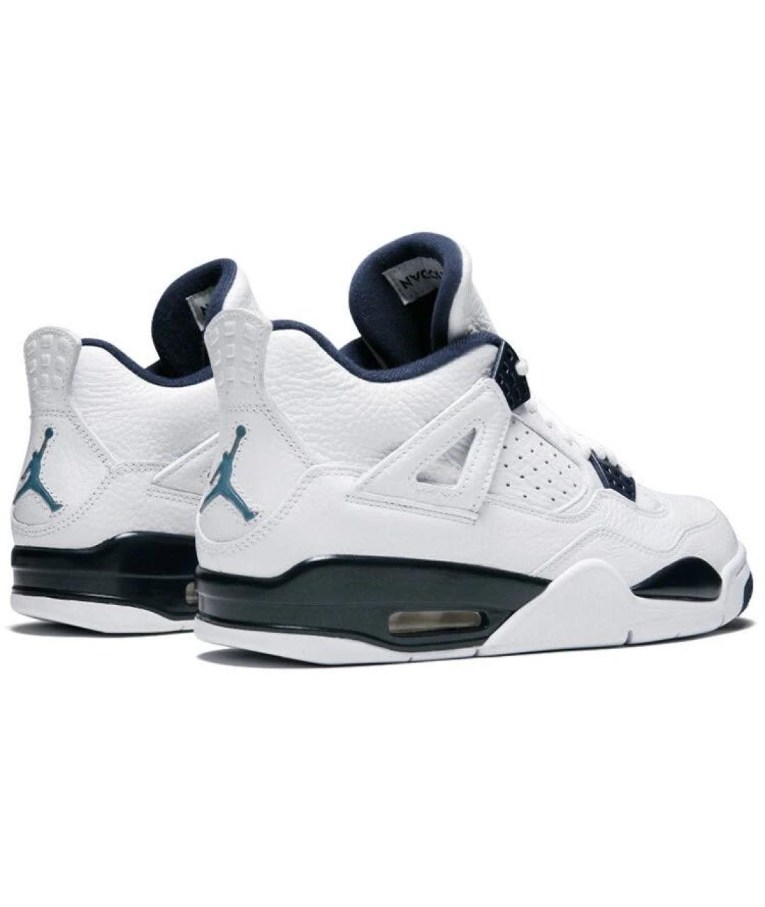 JORDAN Белые кожаные низкие кроссовки / кеды, фото 7