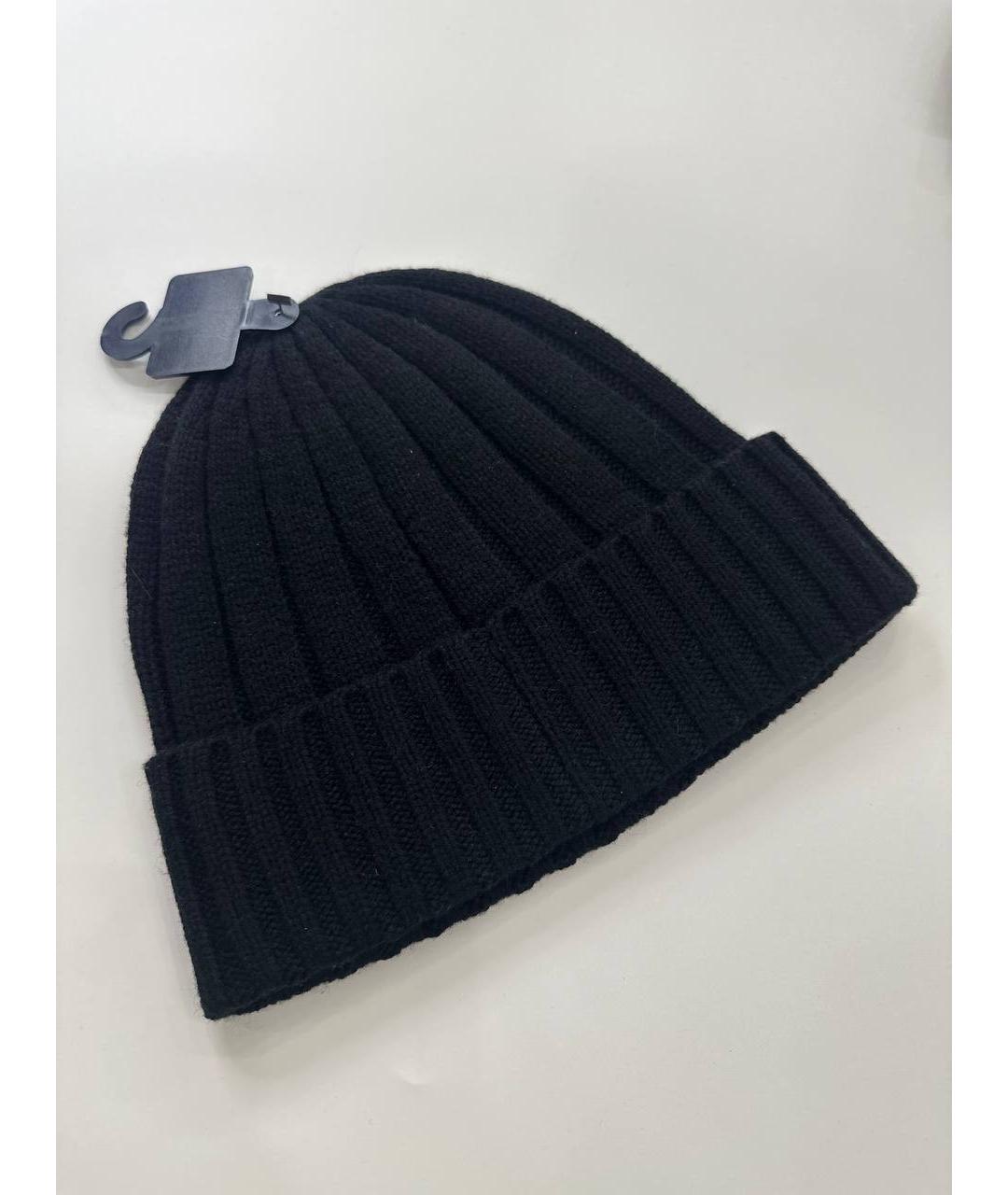 POLO RALPH LAUREN Черная шерстяная шапка, фото 4
