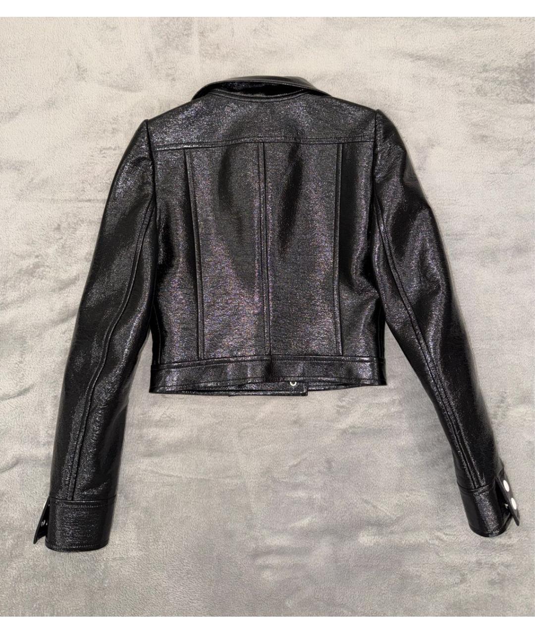 COURREGES Черный хлопковый жакет/пиджак, фото 2