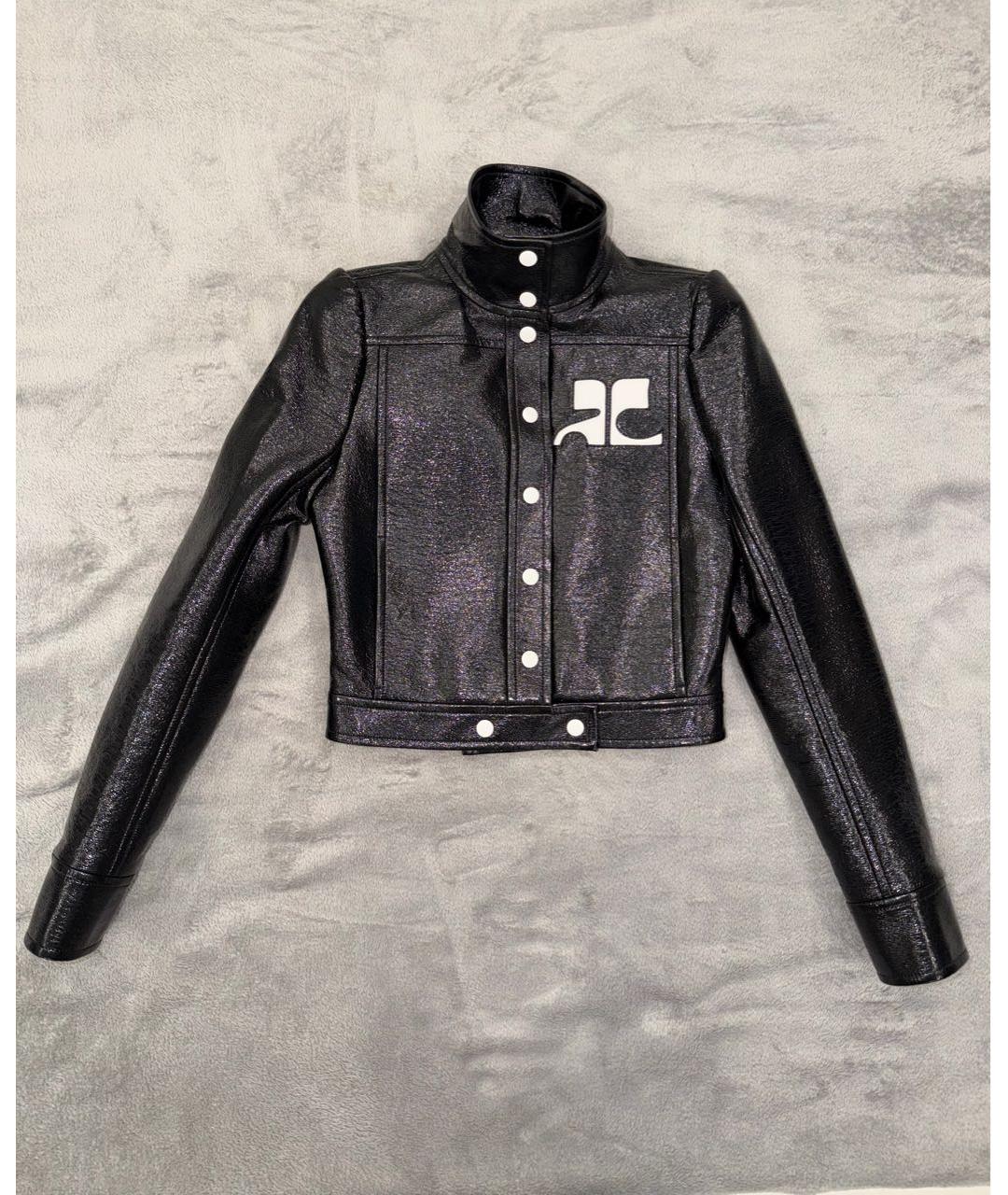 COURREGES Черный хлопковый жакет/пиджак, фото 6