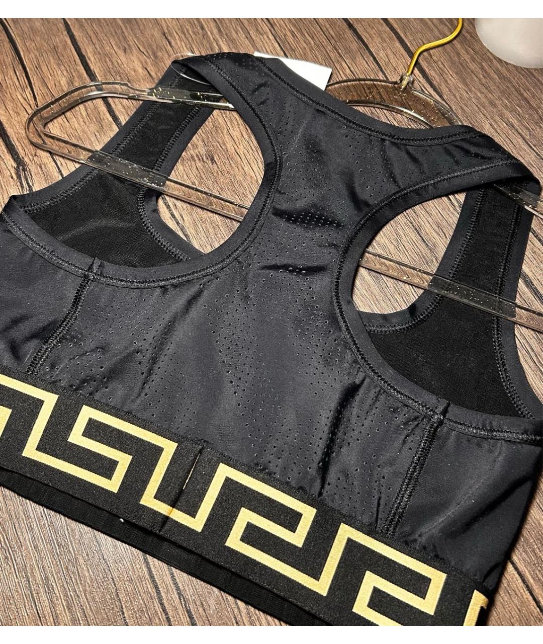 VERSACE Черная майка, фото 2