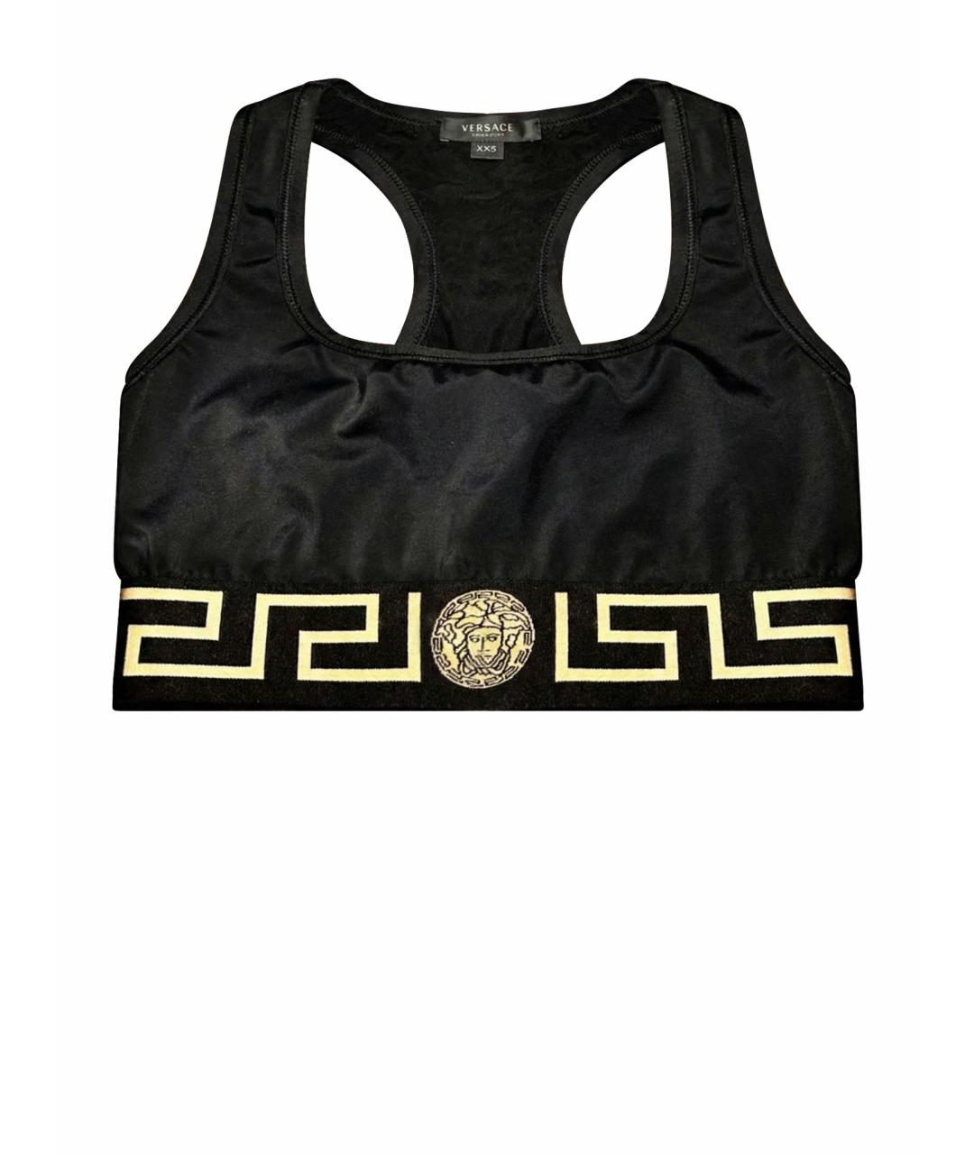 VERSACE Черная майка, фото 1