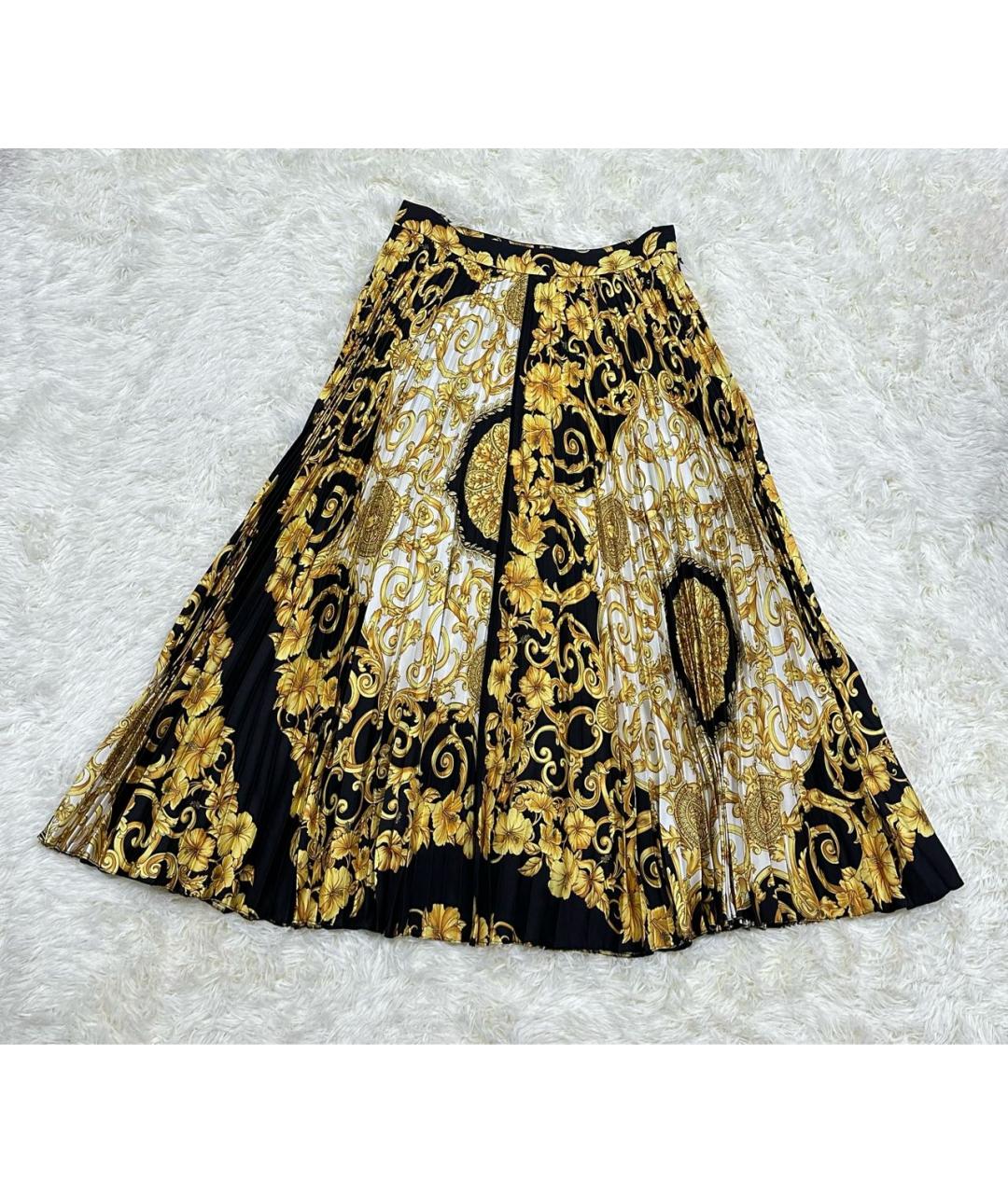 VERSACE Мульти юбка миди, фото 5