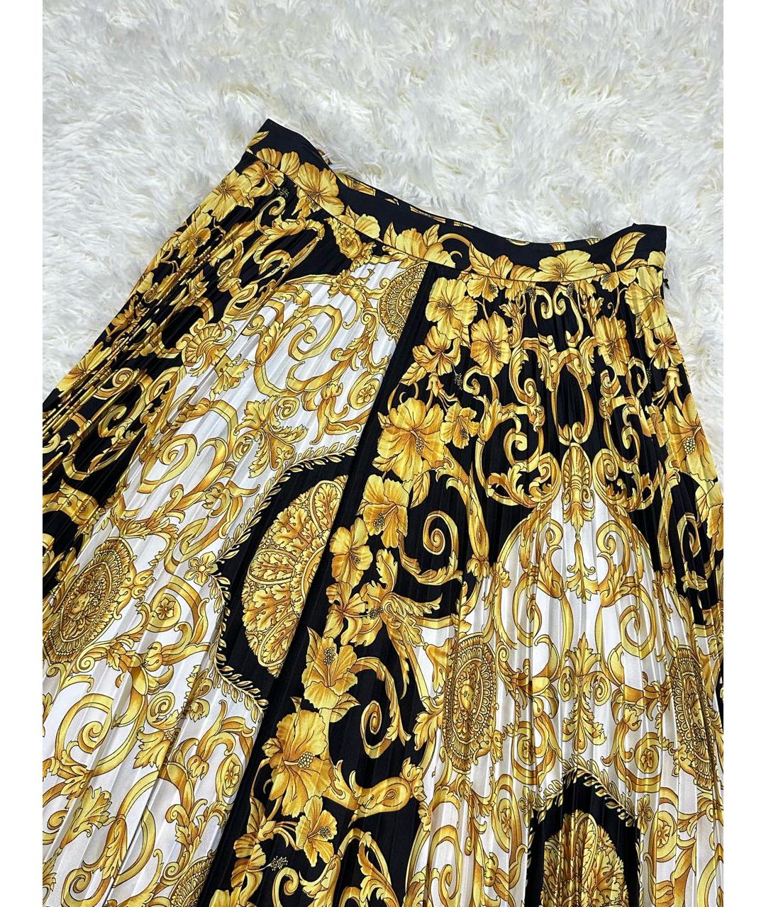 VERSACE Мульти юбка миди, фото 2