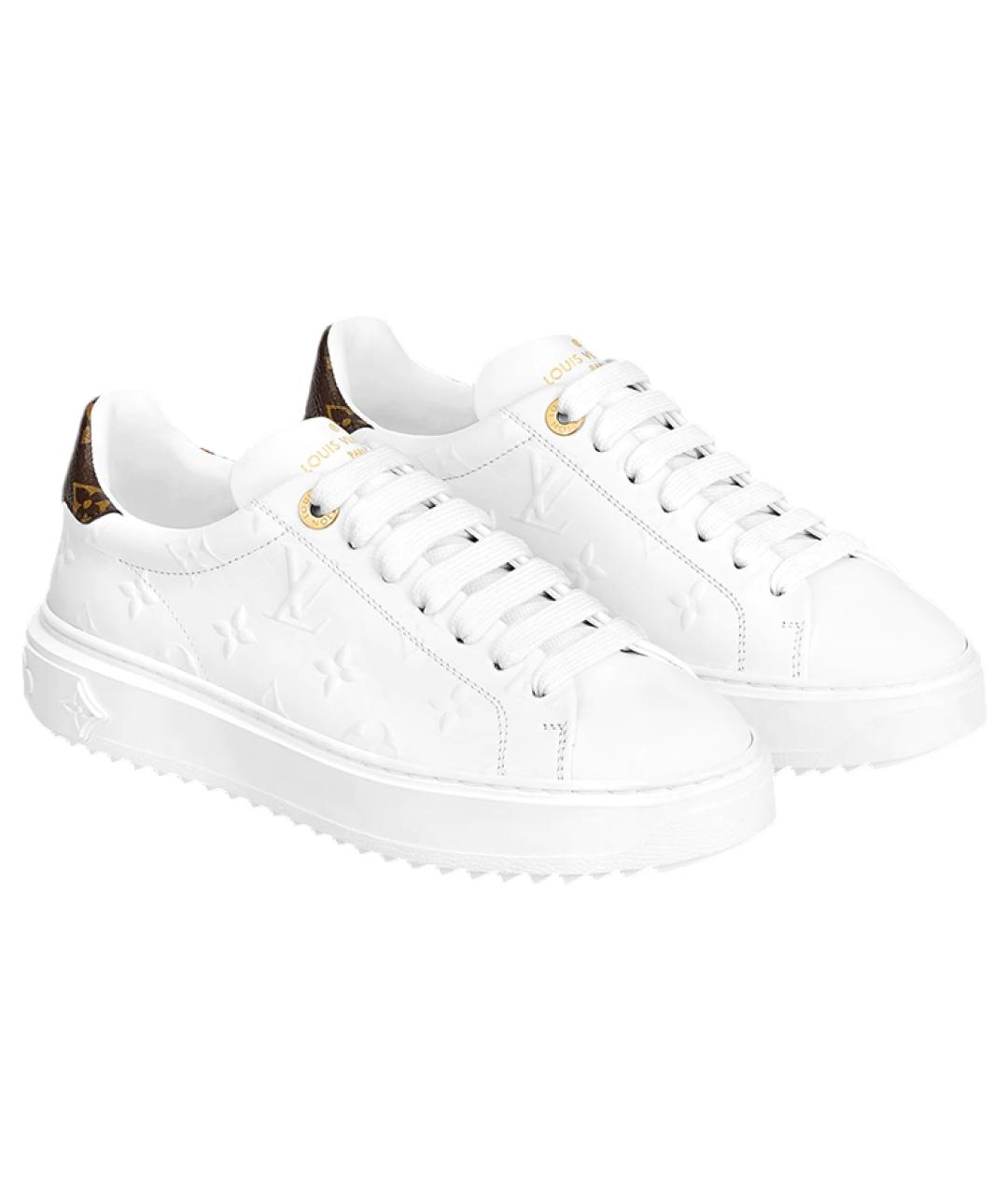LOUIS VUITTON Белые кроссовки, фото 3