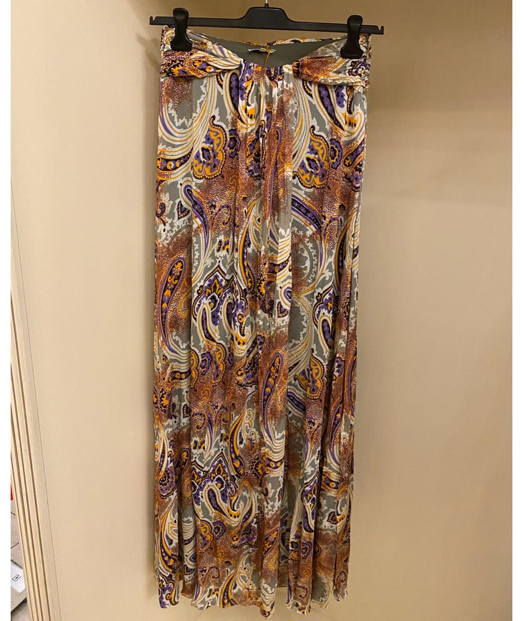 ETRO Мульти вискозная юбка макси, фото 6