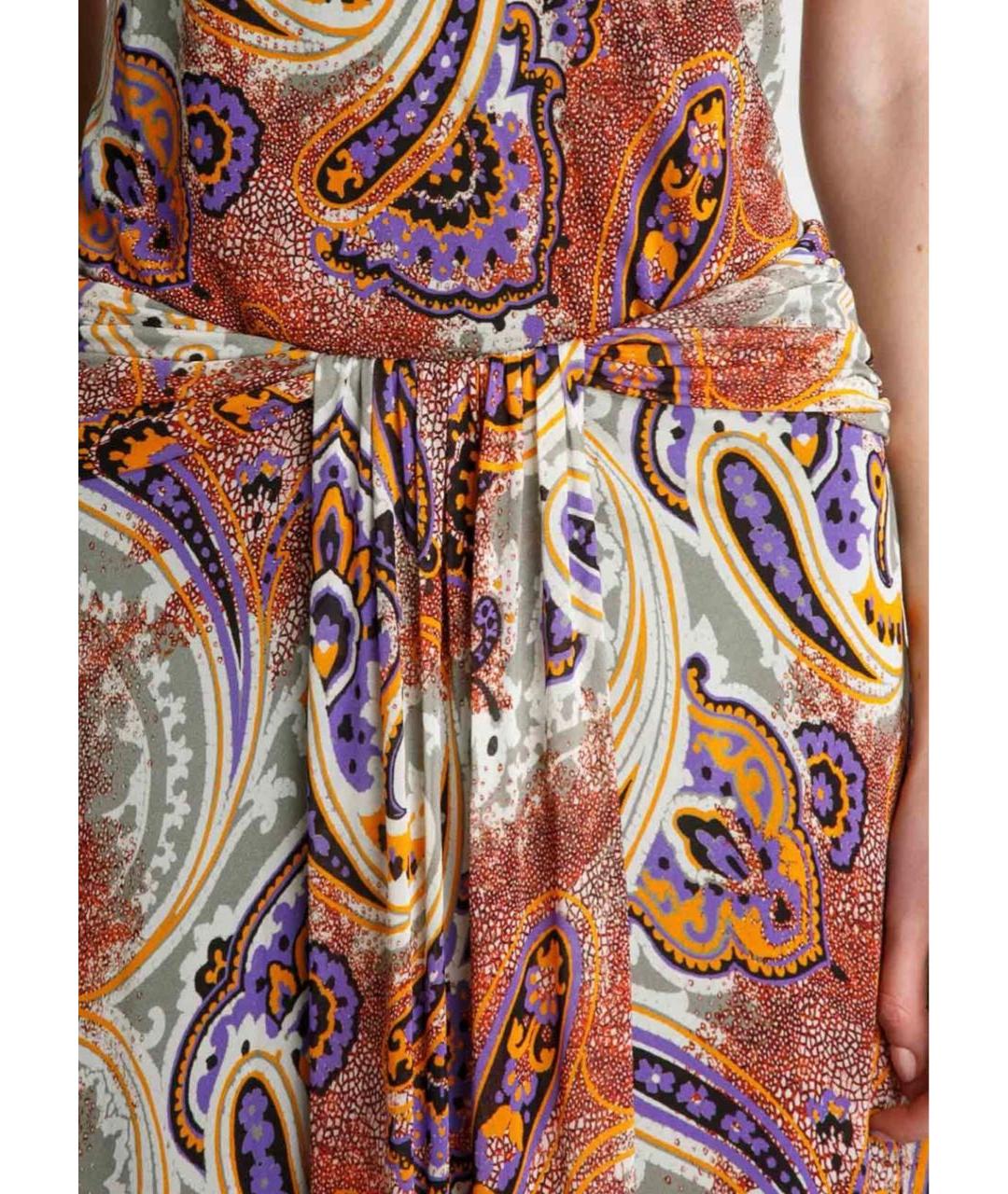 ETRO Мульти вискозная юбка макси, фото 4