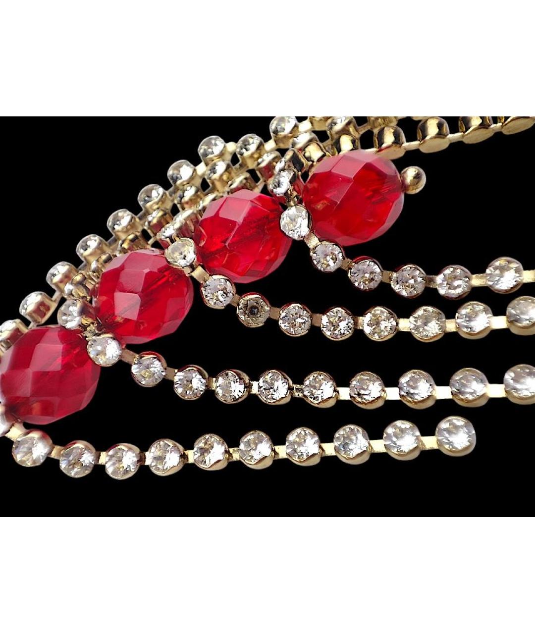 DRIES VAN NOTEN Красная латунная булавка / брошь, фото 8