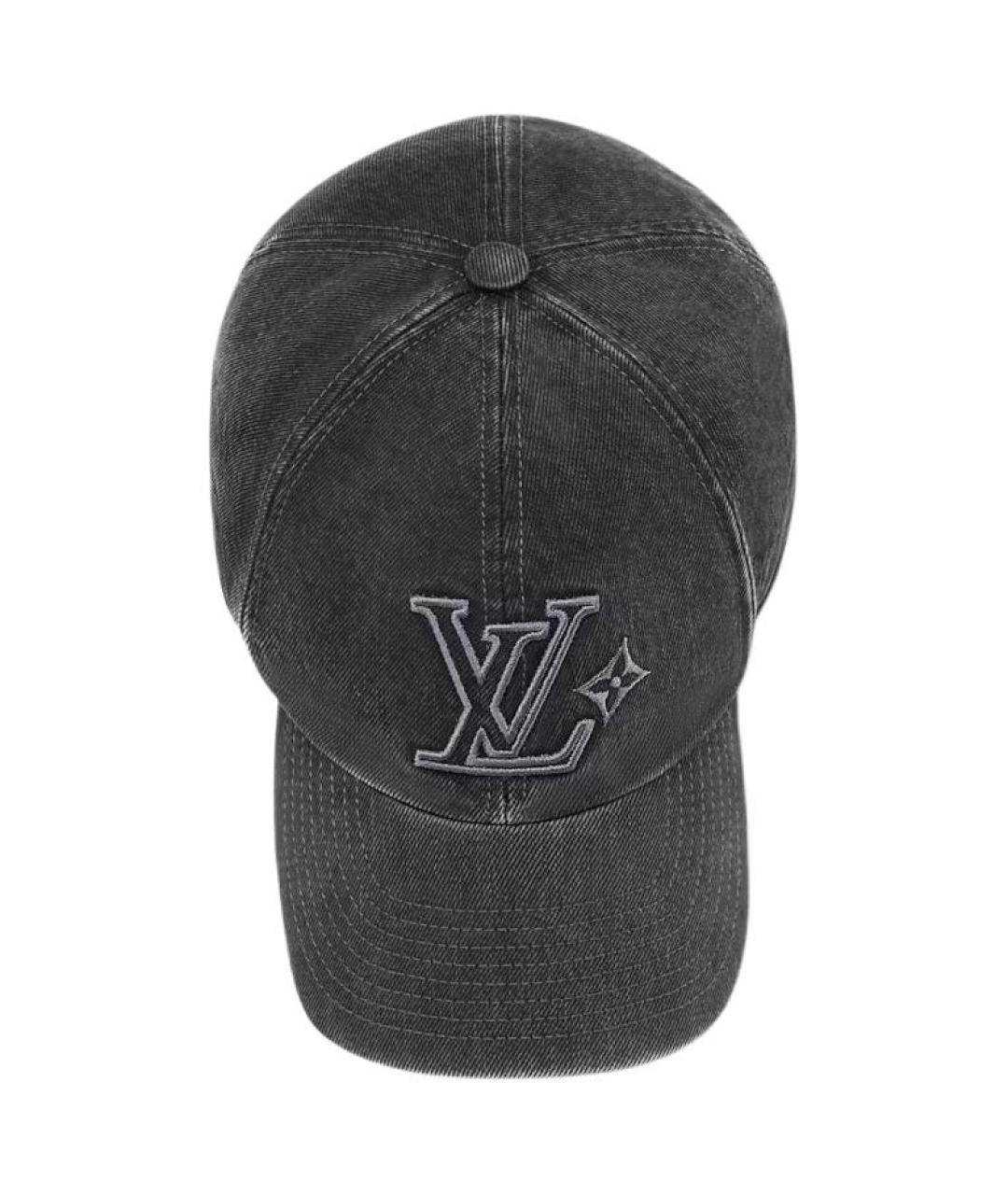 LOUIS VUITTON Черная хлопковая кепка/бейсболка, фото 3