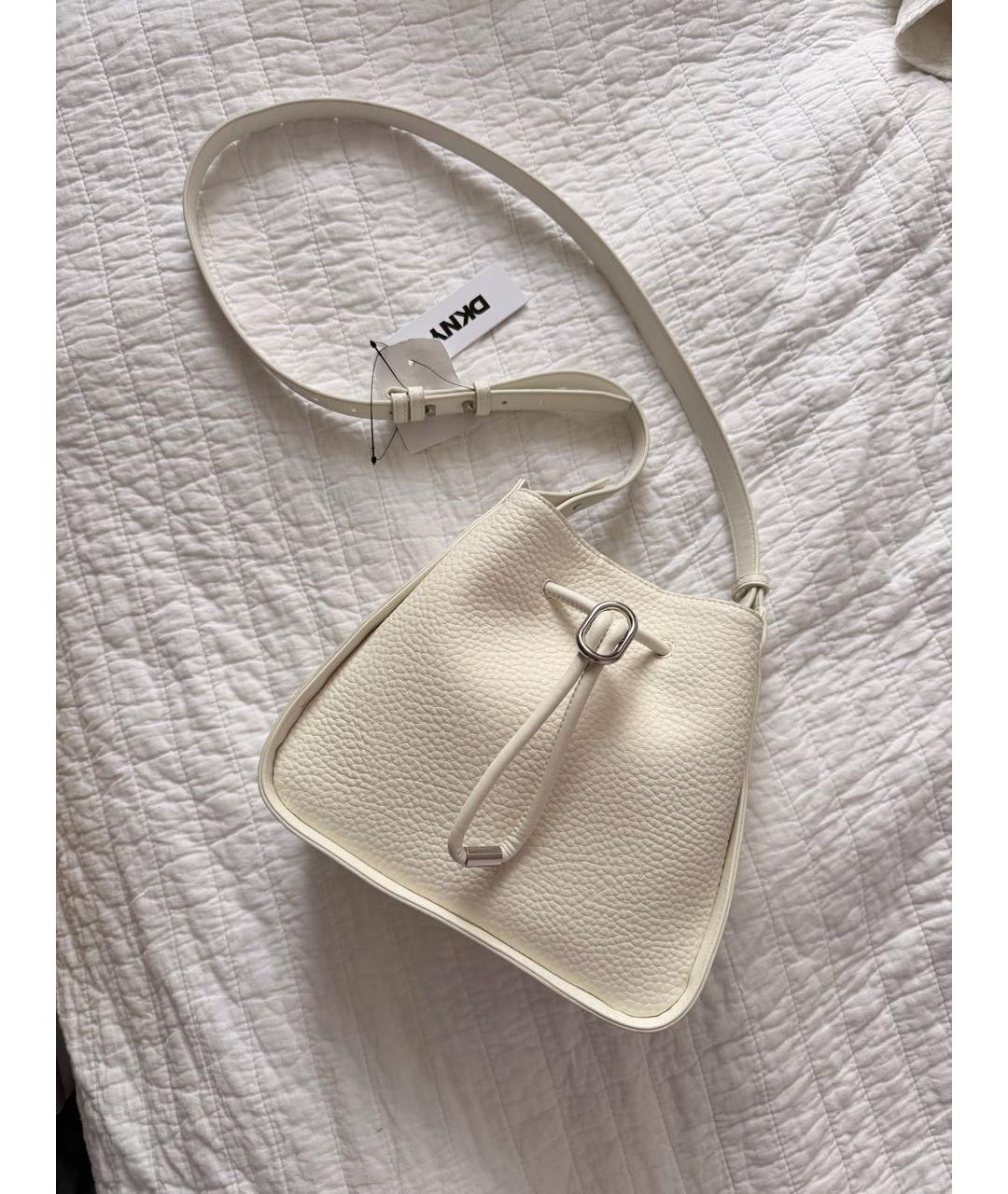 DKNY Белая сумка через плечо, фото 6