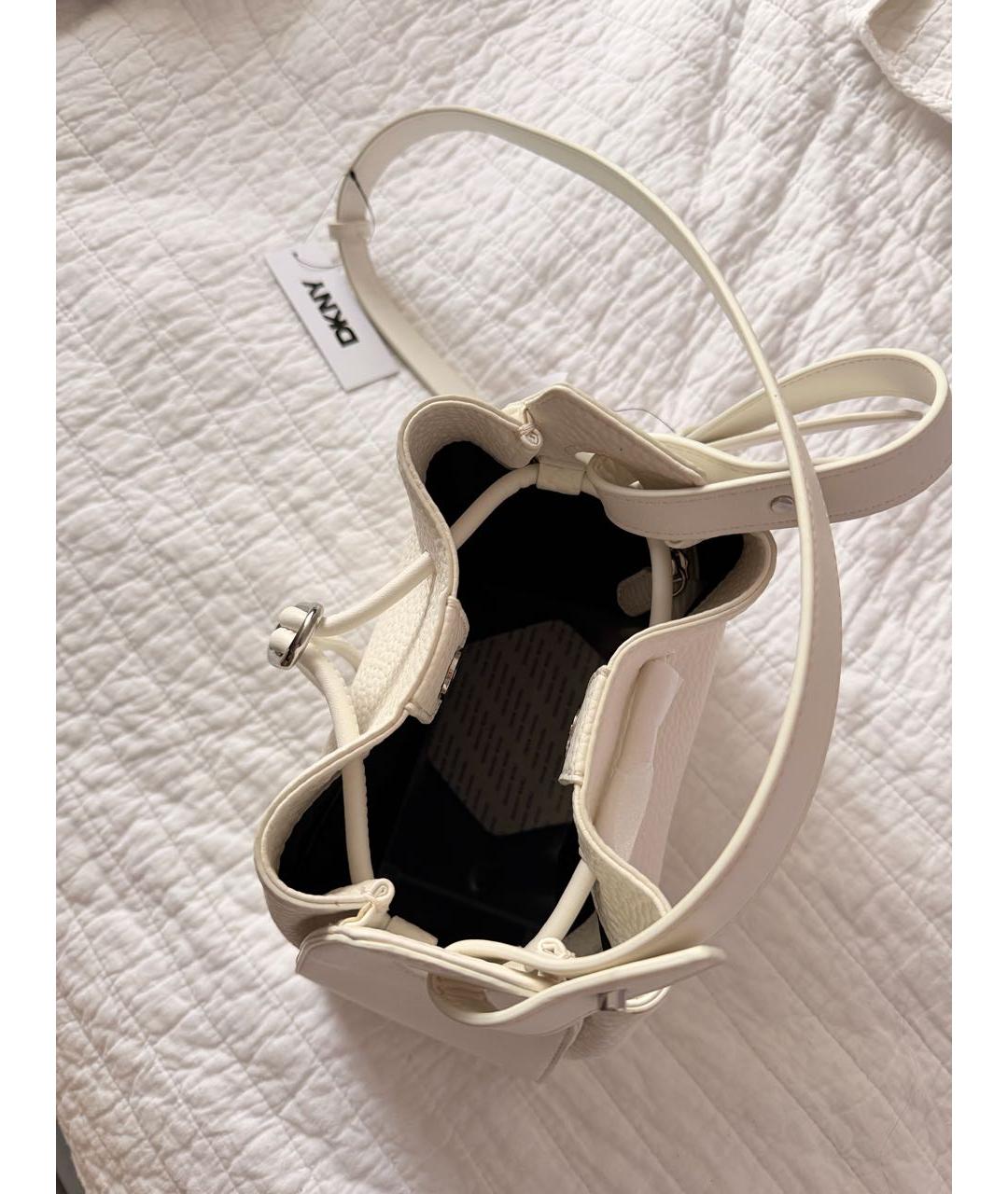 DKNY Белая сумка через плечо, фото 5