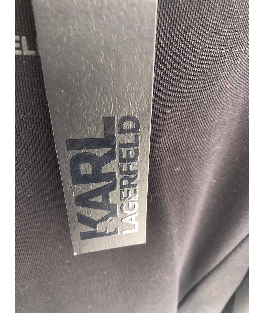 KARL LAGERFELD Черное повседневное платье, фото 8