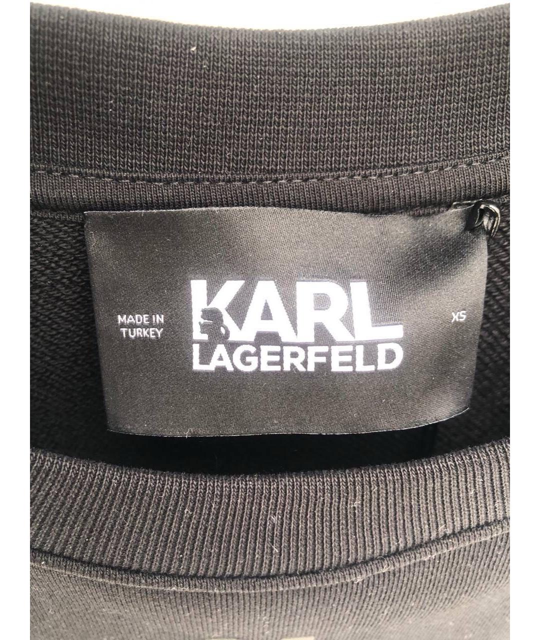 KARL LAGERFELD Черное повседневное платье, фото 3