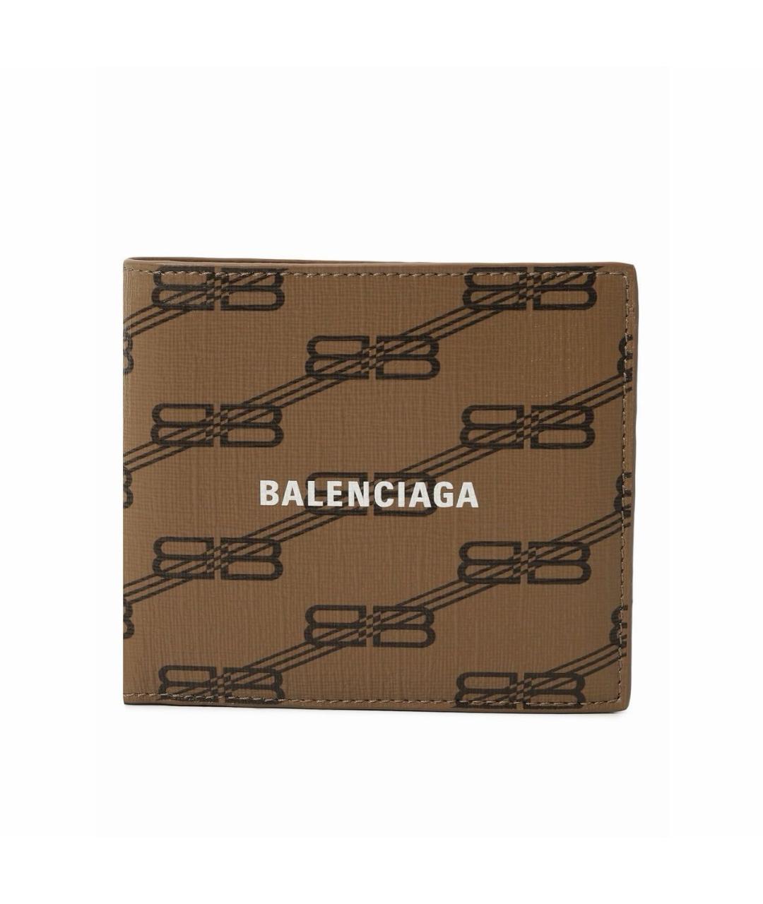 BALENCIAGA Коричневый кошелек, фото 5