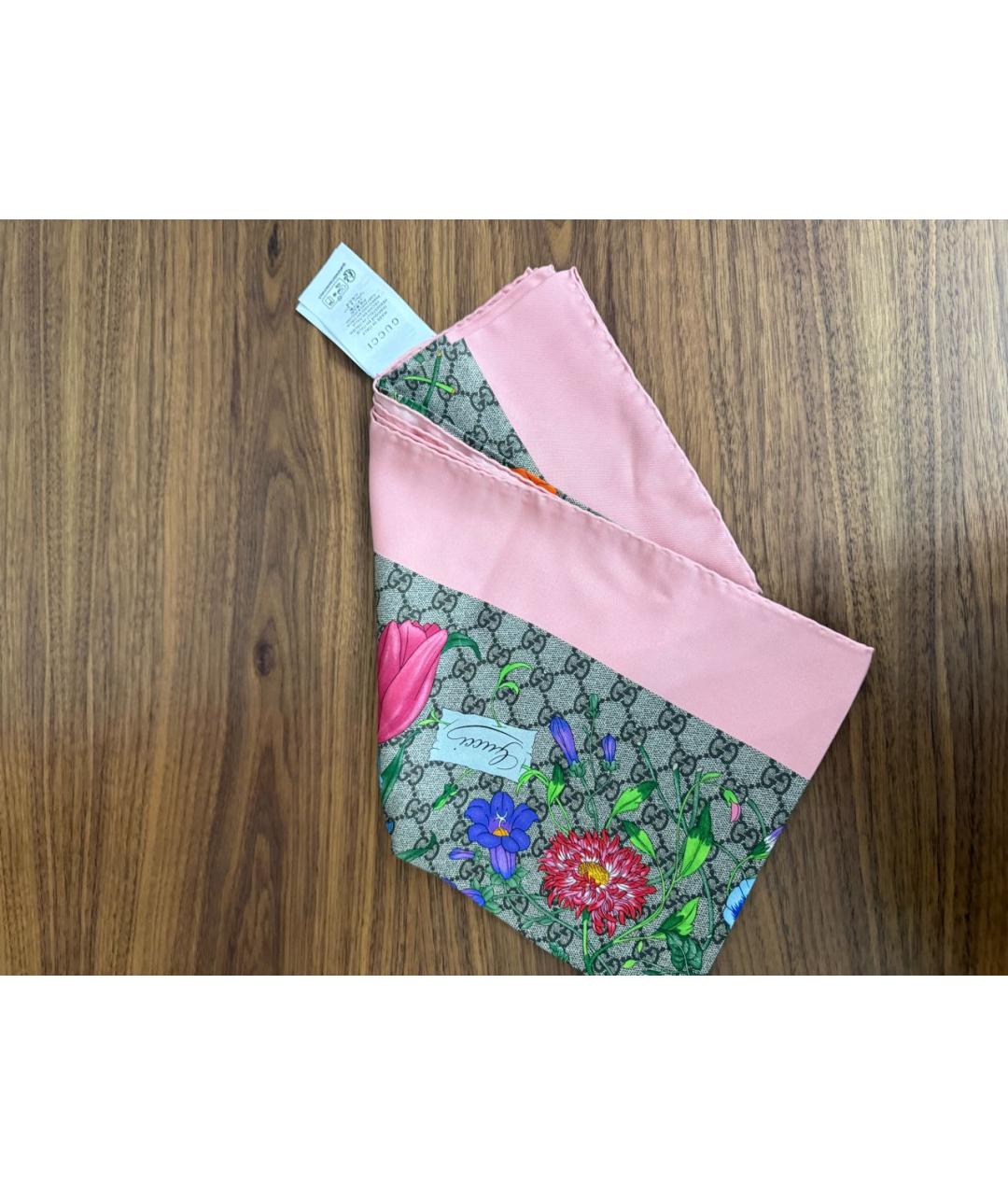 GUCCI Мульти шелковый платок, фото 4