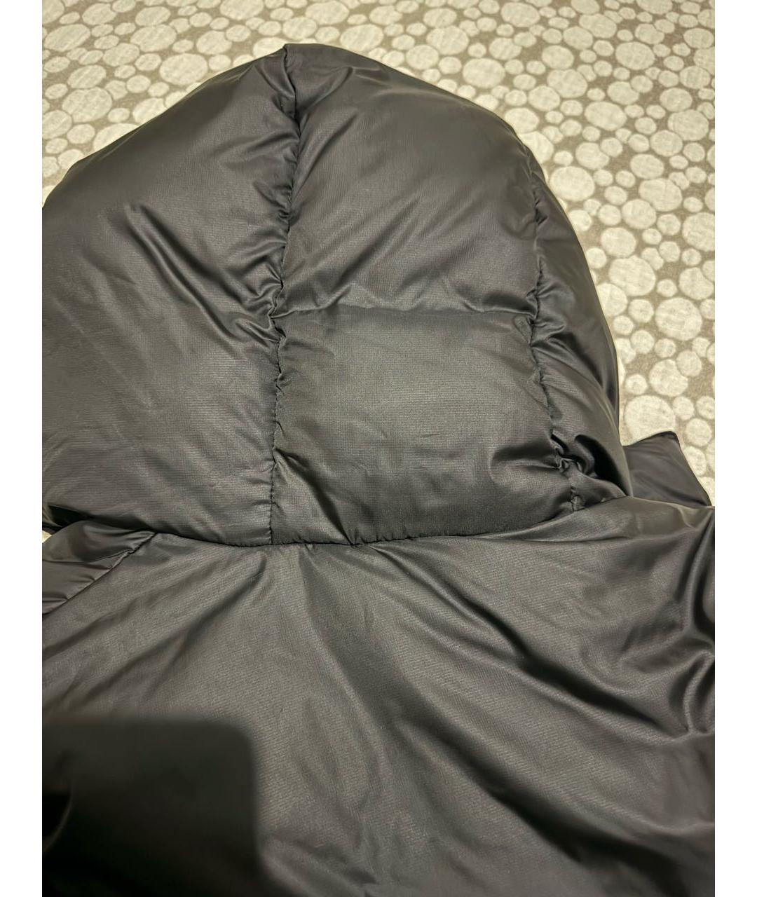 HUGO Черный полиэстеровый пуховик, фото 3