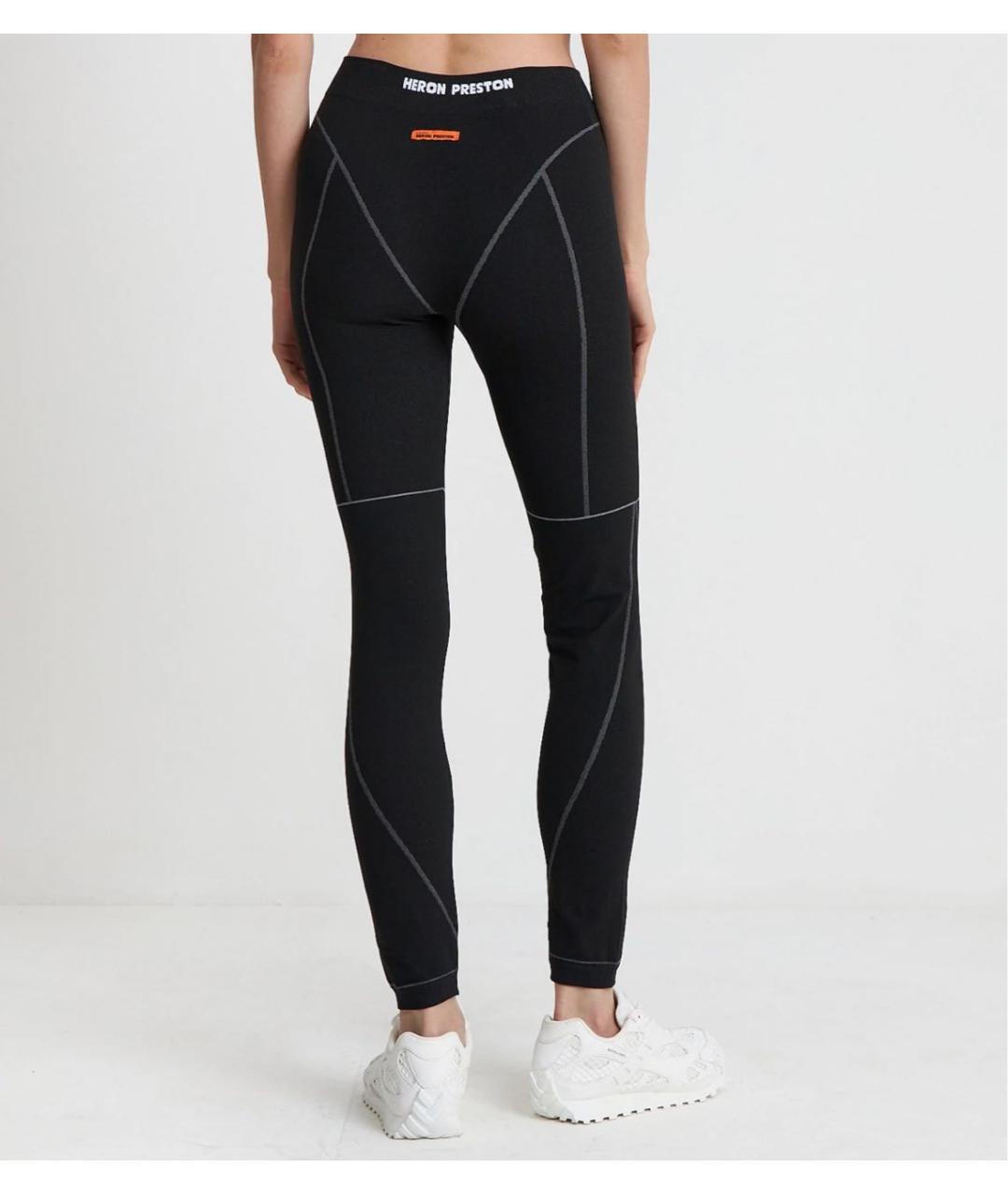 HERON PRESTON Черные полиамидовые спортивные брюки и шорты, фото 3