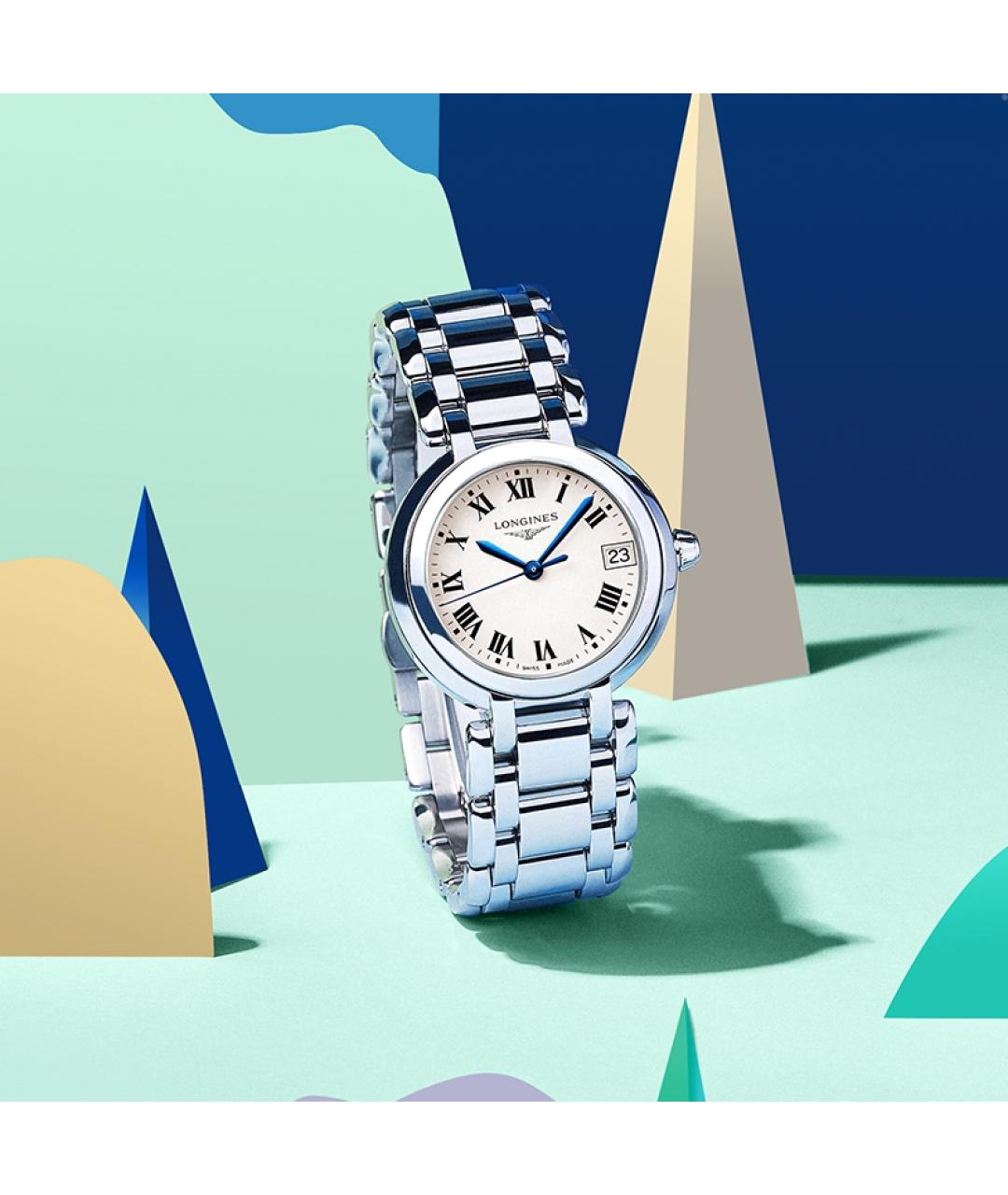 LONGINES Серебряные стальные часы, фото 5