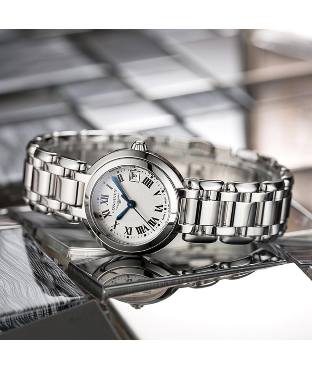 LONGINES Серебряные стальные часы, фото 3