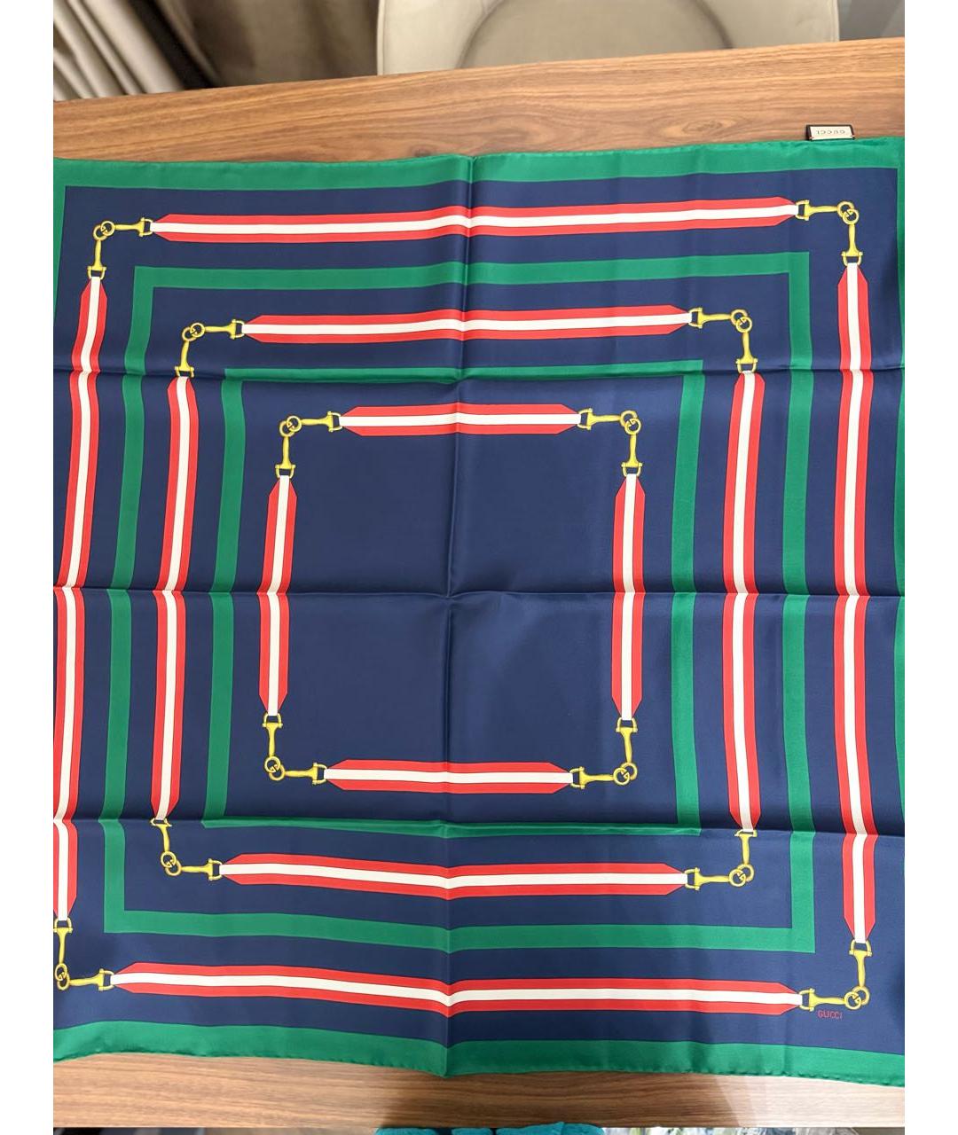 GUCCI Мульти шелковый платок, фото 2